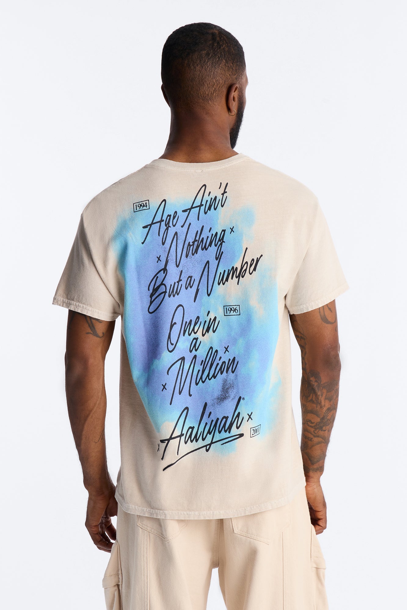 Aaliyah Princess Of R&B Short Sleeve Tee - Taupe Fashion Nova