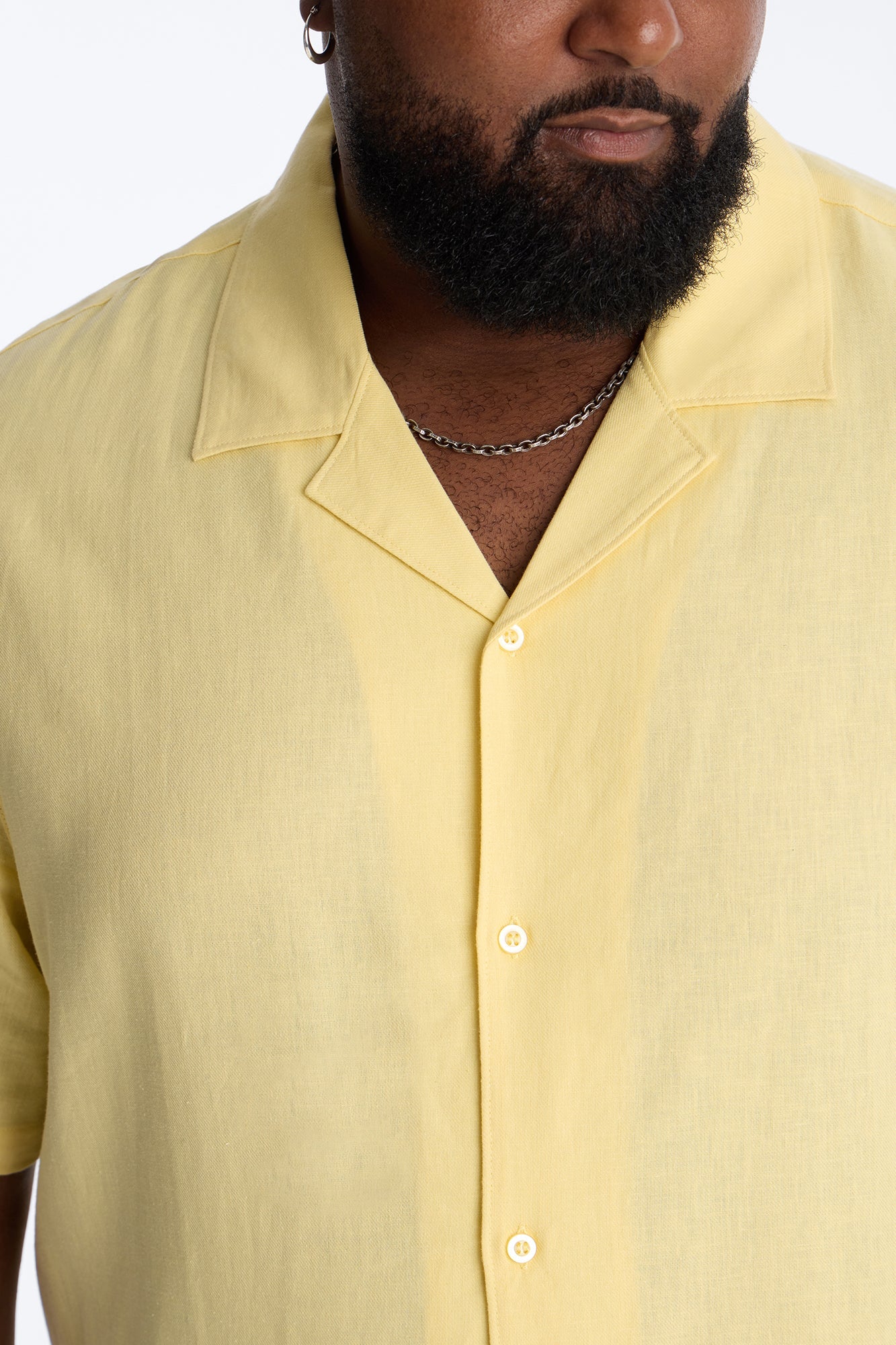 Bahamas Linen Shirt - Butter Yellow Fashion Nova