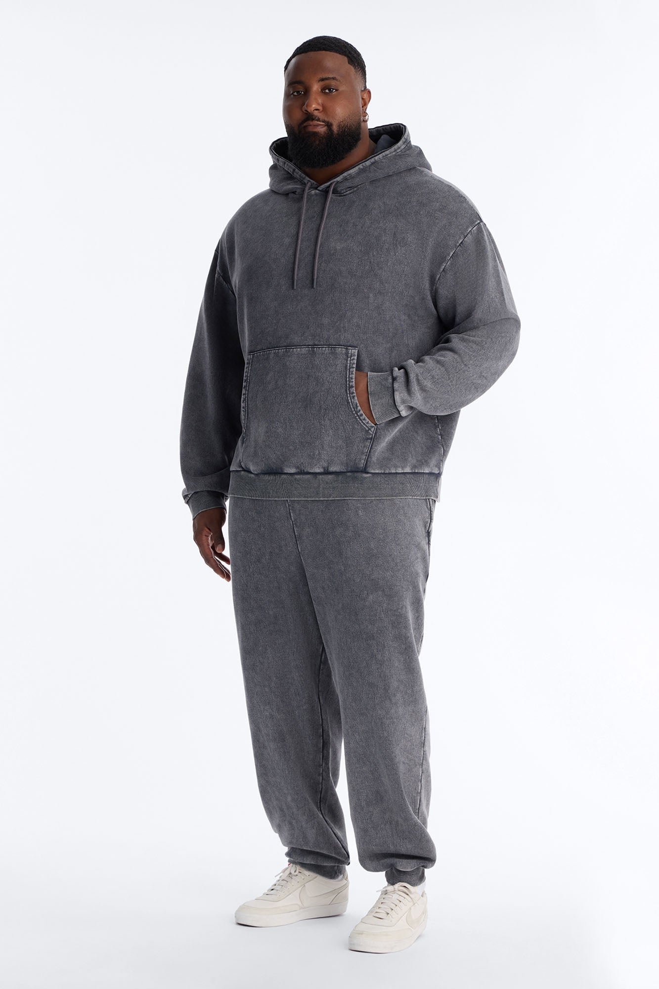 On The Go Washed Hoodie - Charcoal Fashion Nova