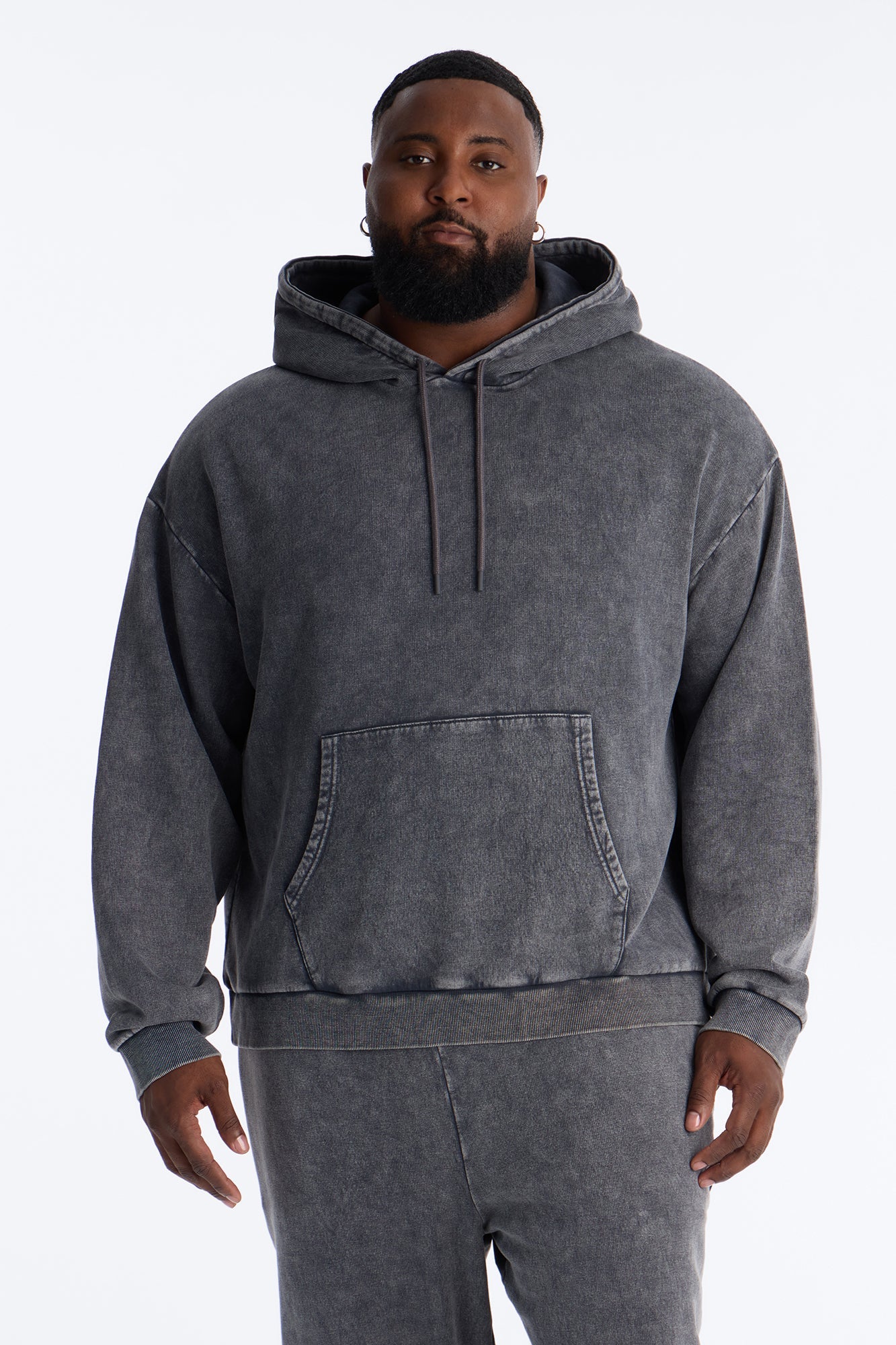 On The Go Washed Hoodie - Charcoal Fashion Nova