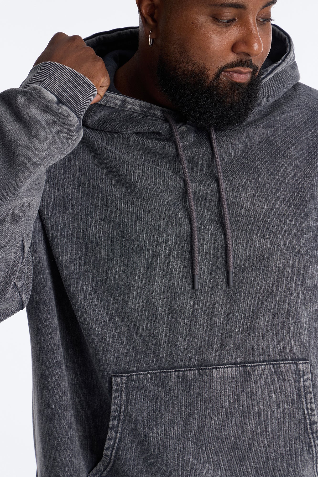 On The Go Washed Hoodie - Charcoal Fashion Nova