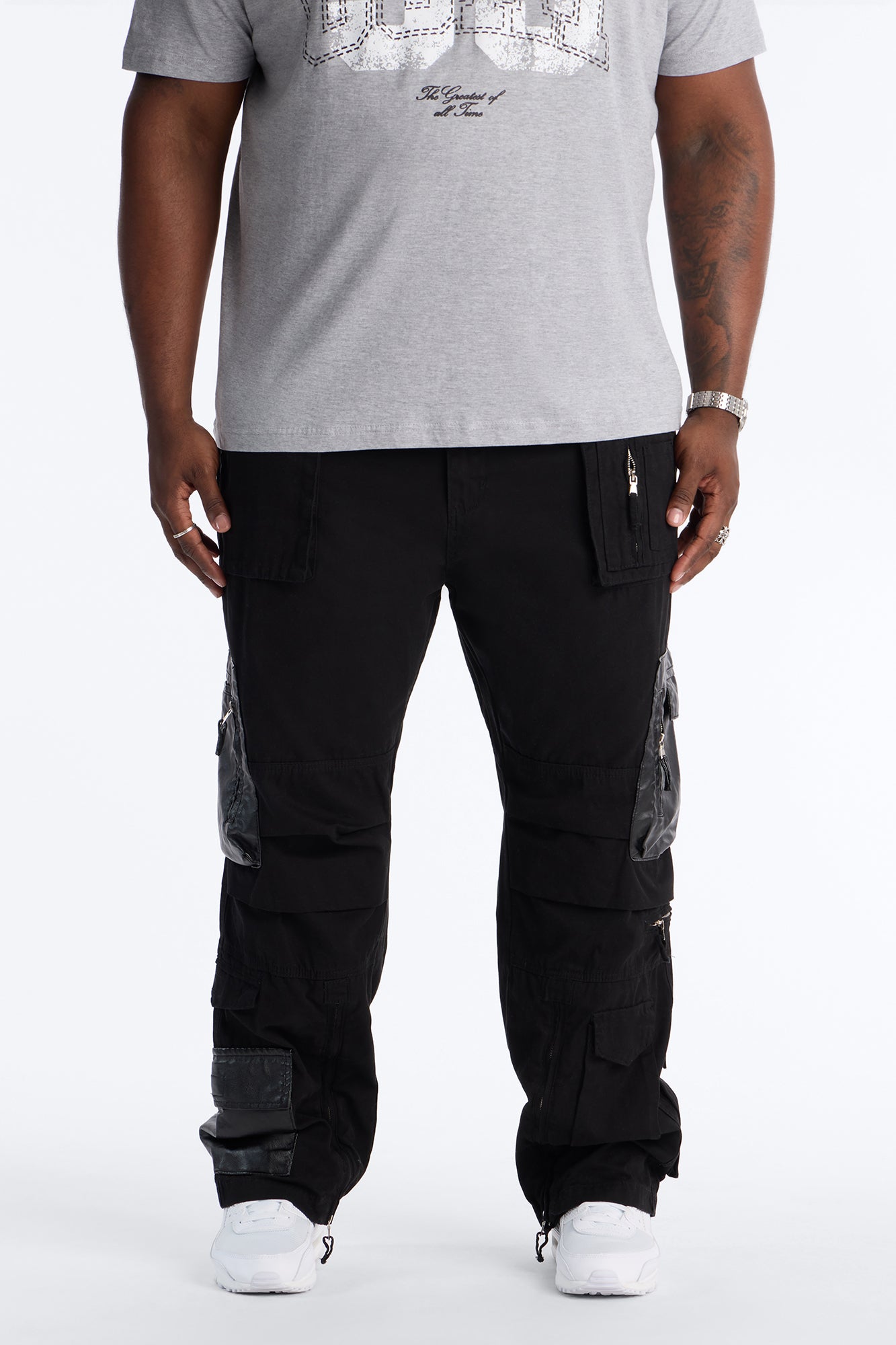 Straight Citadel Expedition Cargo Pant - Black Fashion Nova