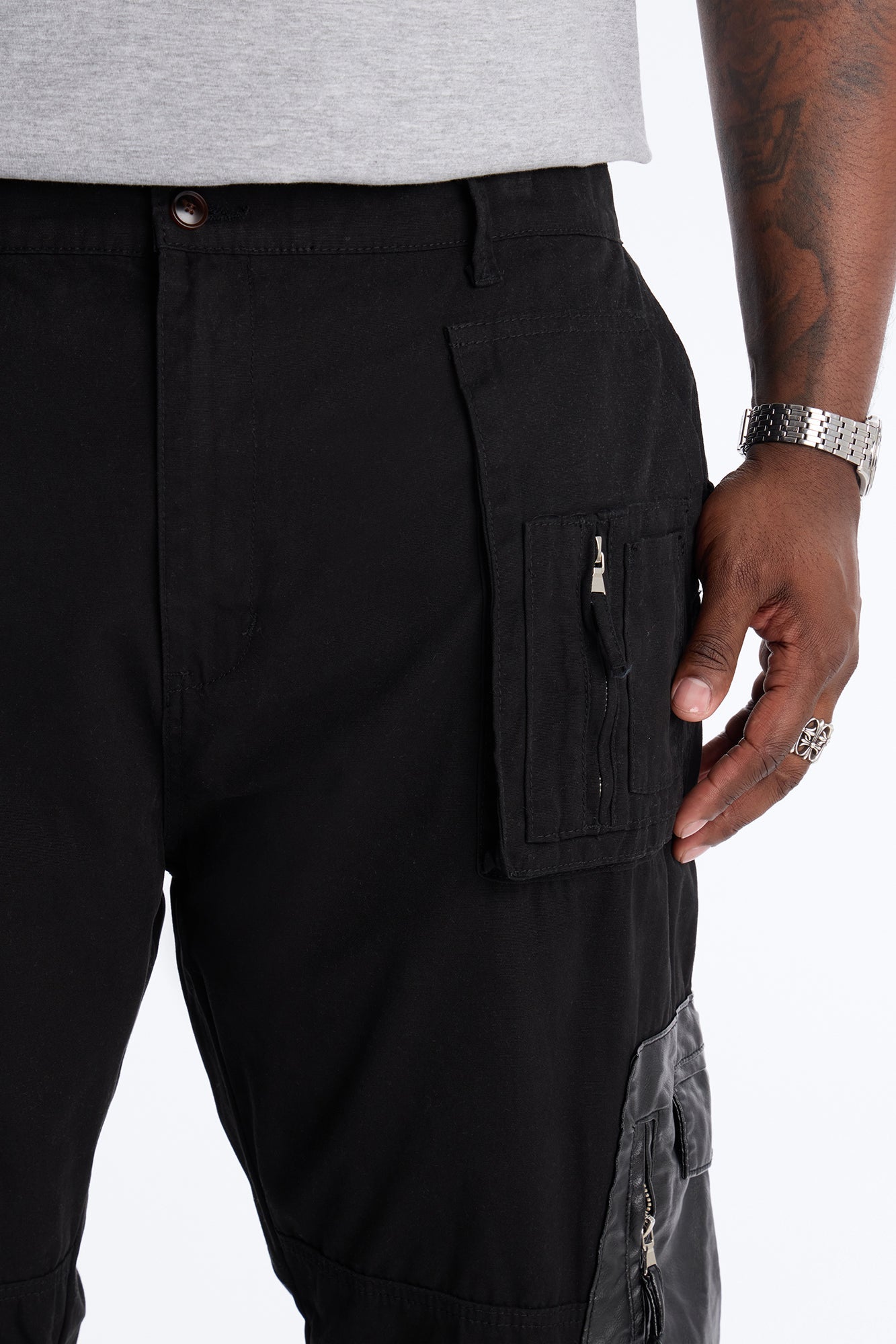 Straight Citadel Expedition Cargo Pant - Black Fashion Nova