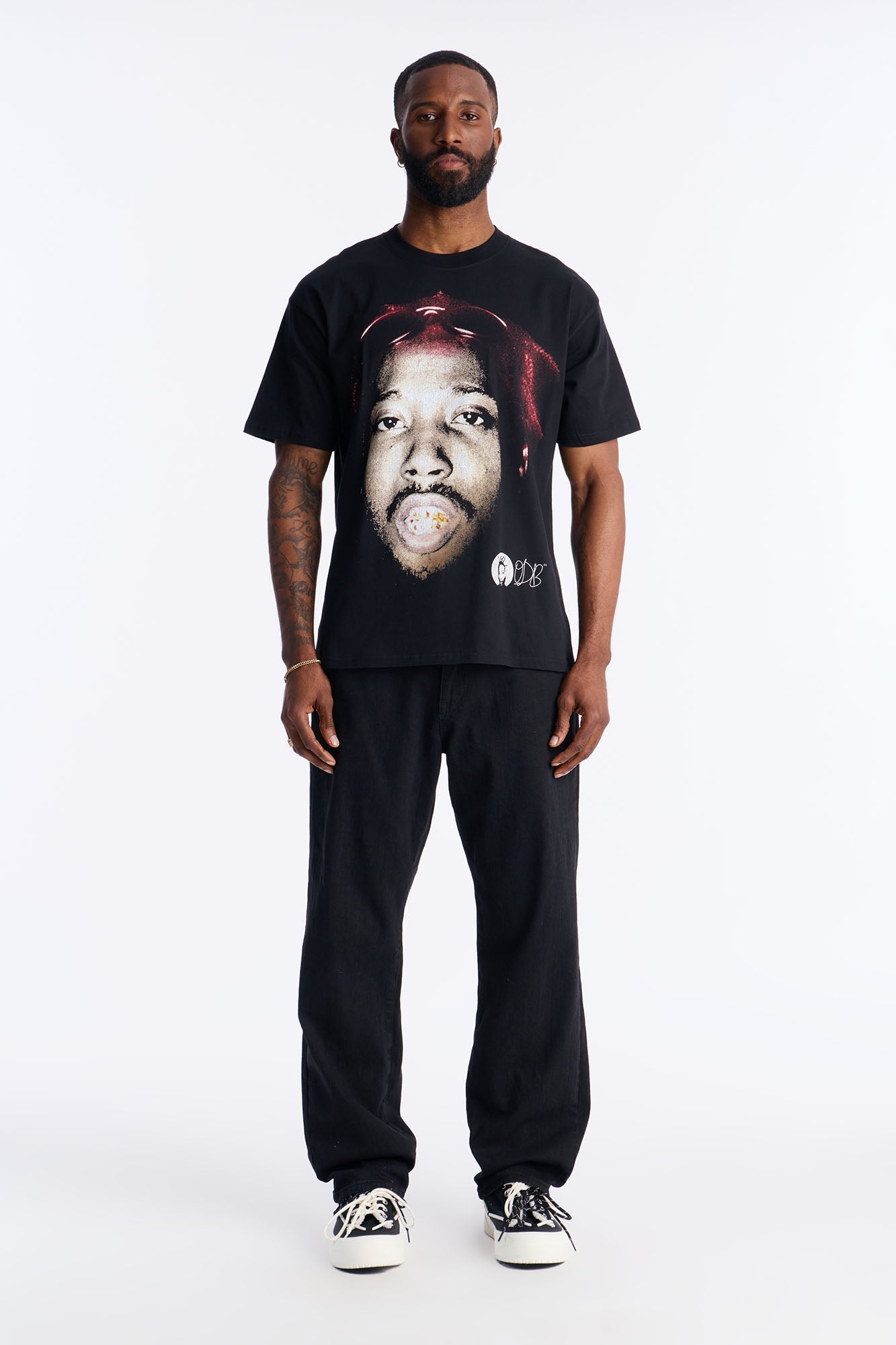 Ol Dirty Bastard Heavy Weight Oversized Short Sleeve Tee - Black Fashion Nova
