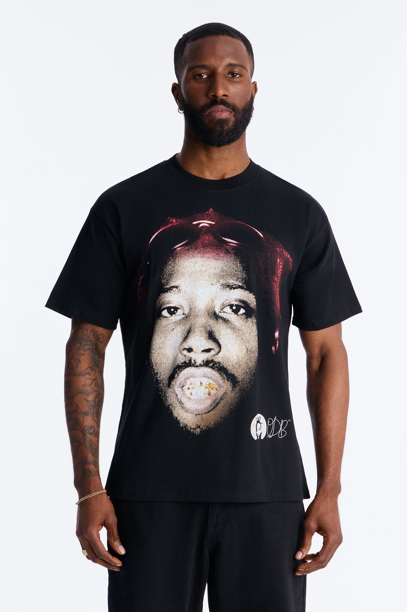 Ol Dirty Bastard Heavy Weight Oversized Short Sleeve Tee - Black Fashion Nova