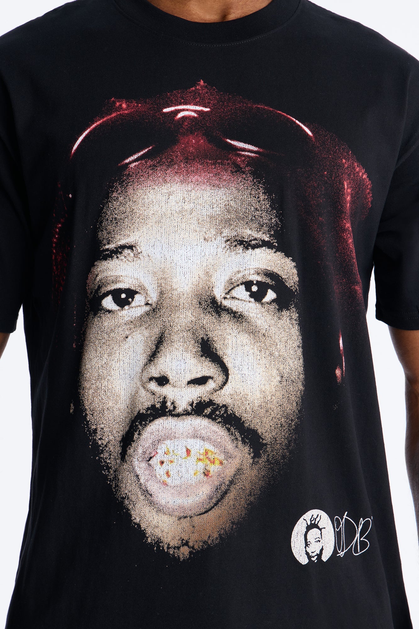 Ol Dirty Bastard Heavy Weight Oversized Short Sleeve Tee - Black Fashion Nova