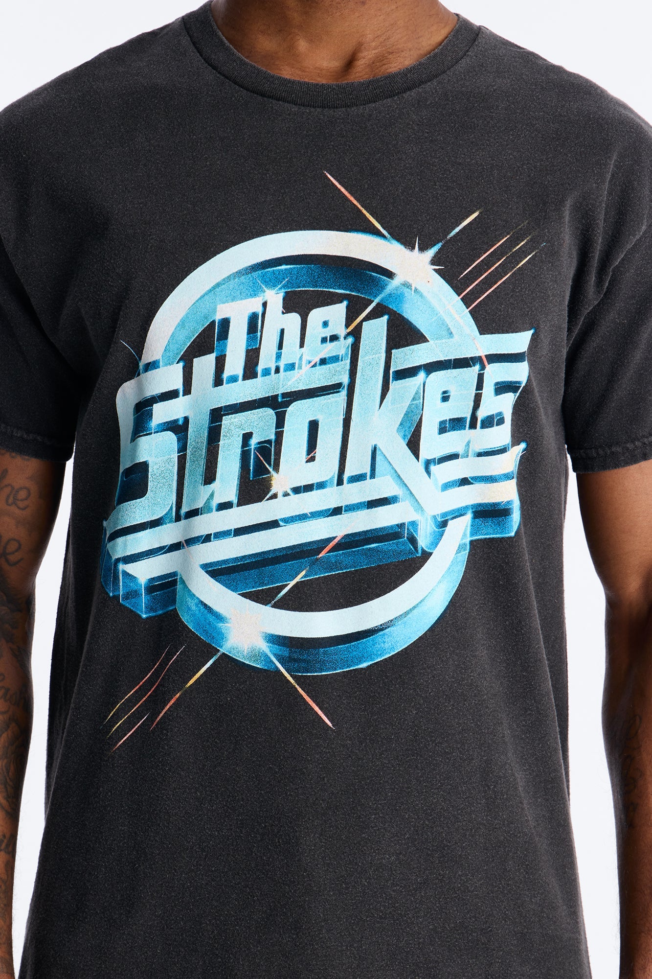 The Strokes Tour 2004 Short Sleeve Tee - Black Fashion Nova