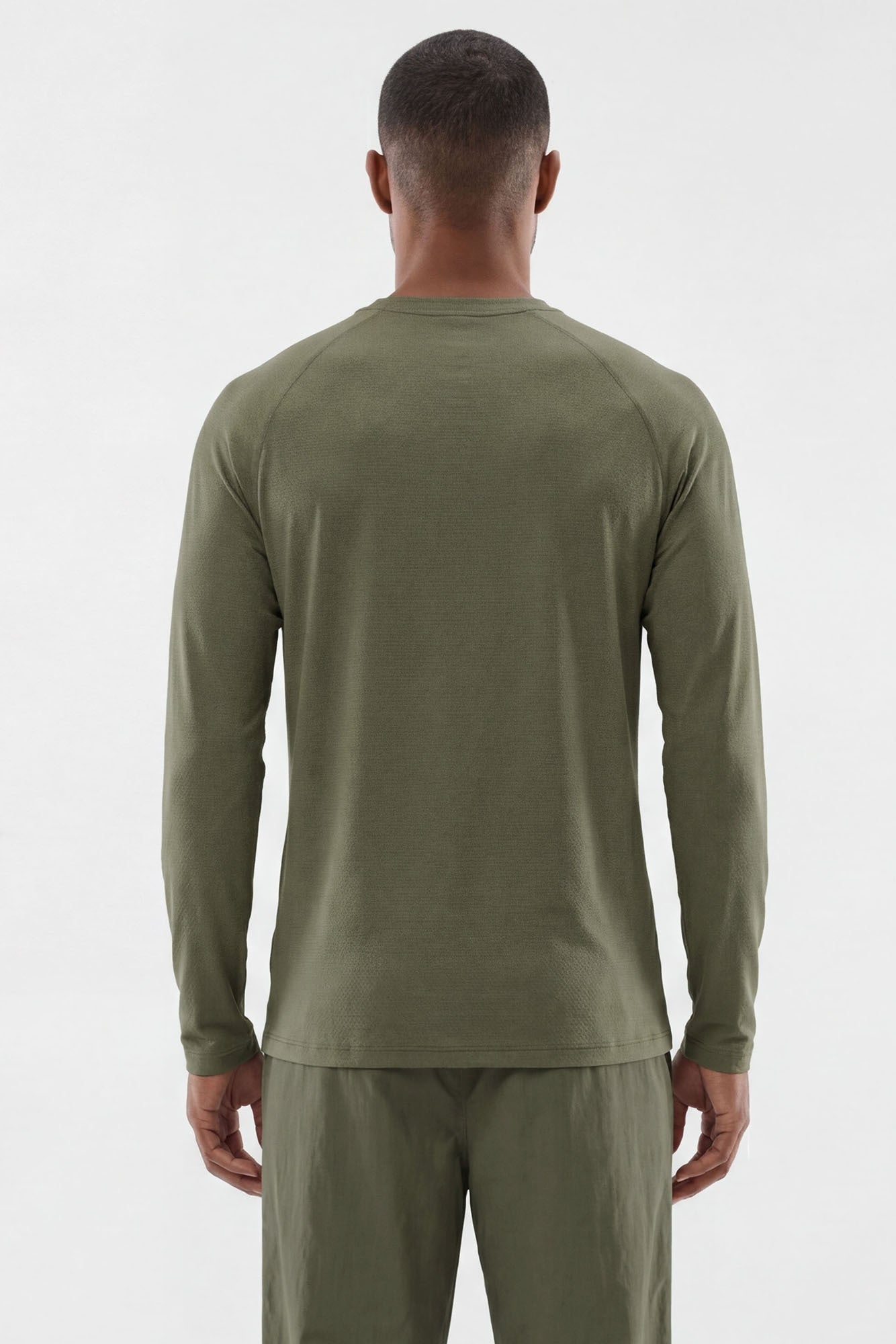 HexTech™ Long Sleeve Active Top - Moss Fashion Nova