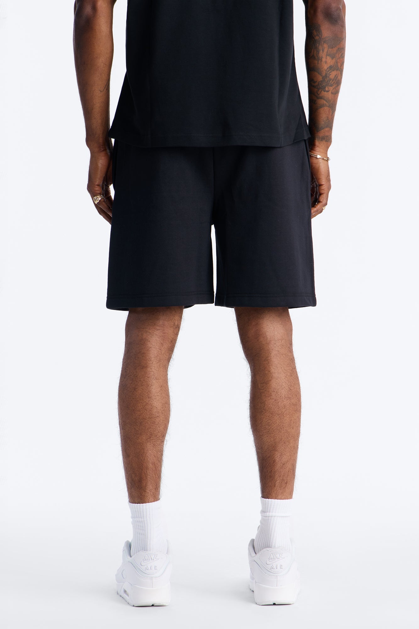 Eternal Fire Sweatshorts - Black Fashion Nova