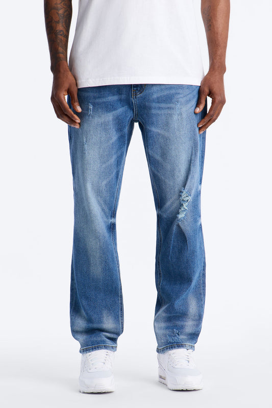 Got You Distressed Slim Jeans - Dark Wash Fashion Nova
