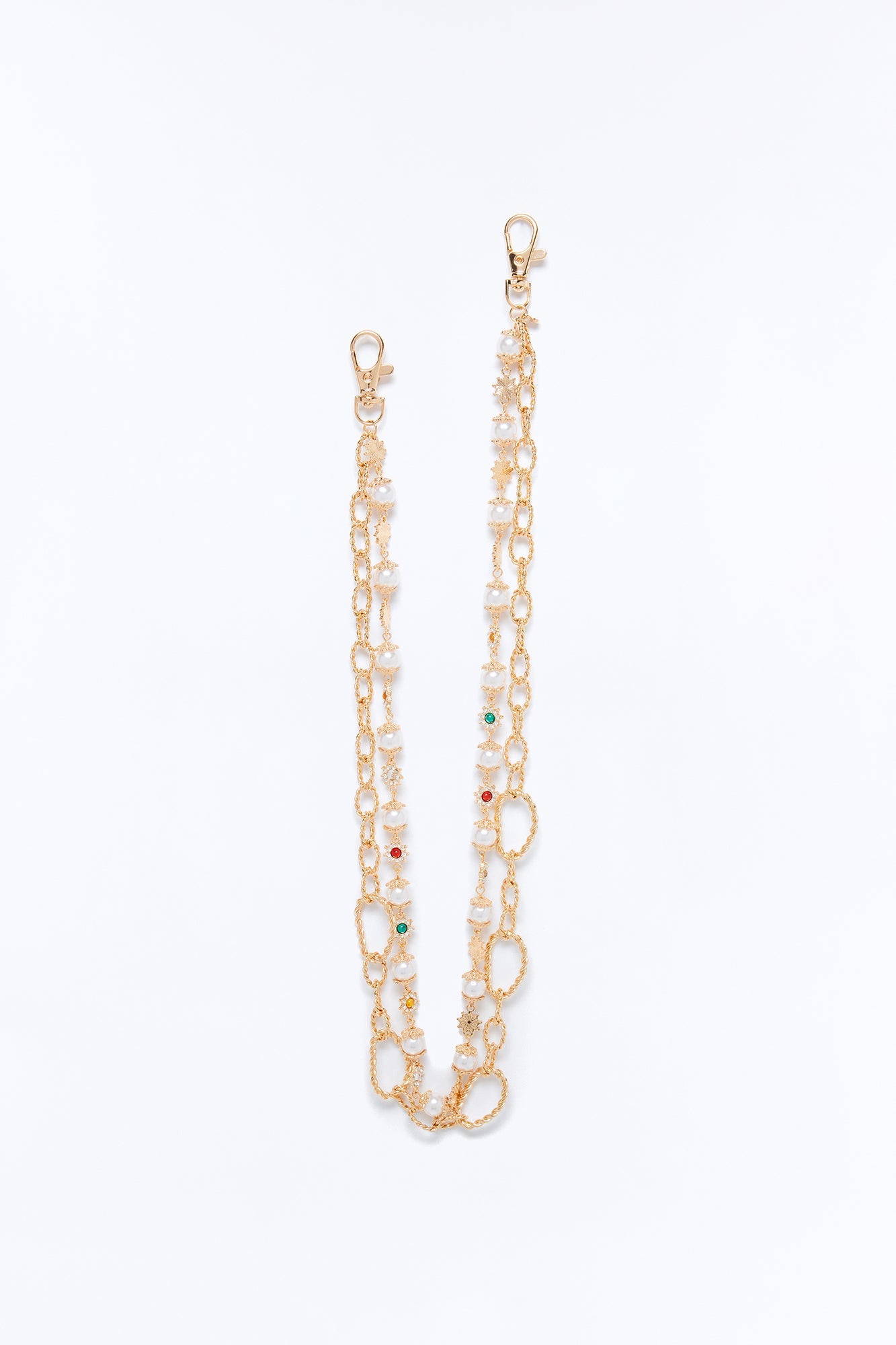 Empire Link Pant Chain - Gold Fashion Nova