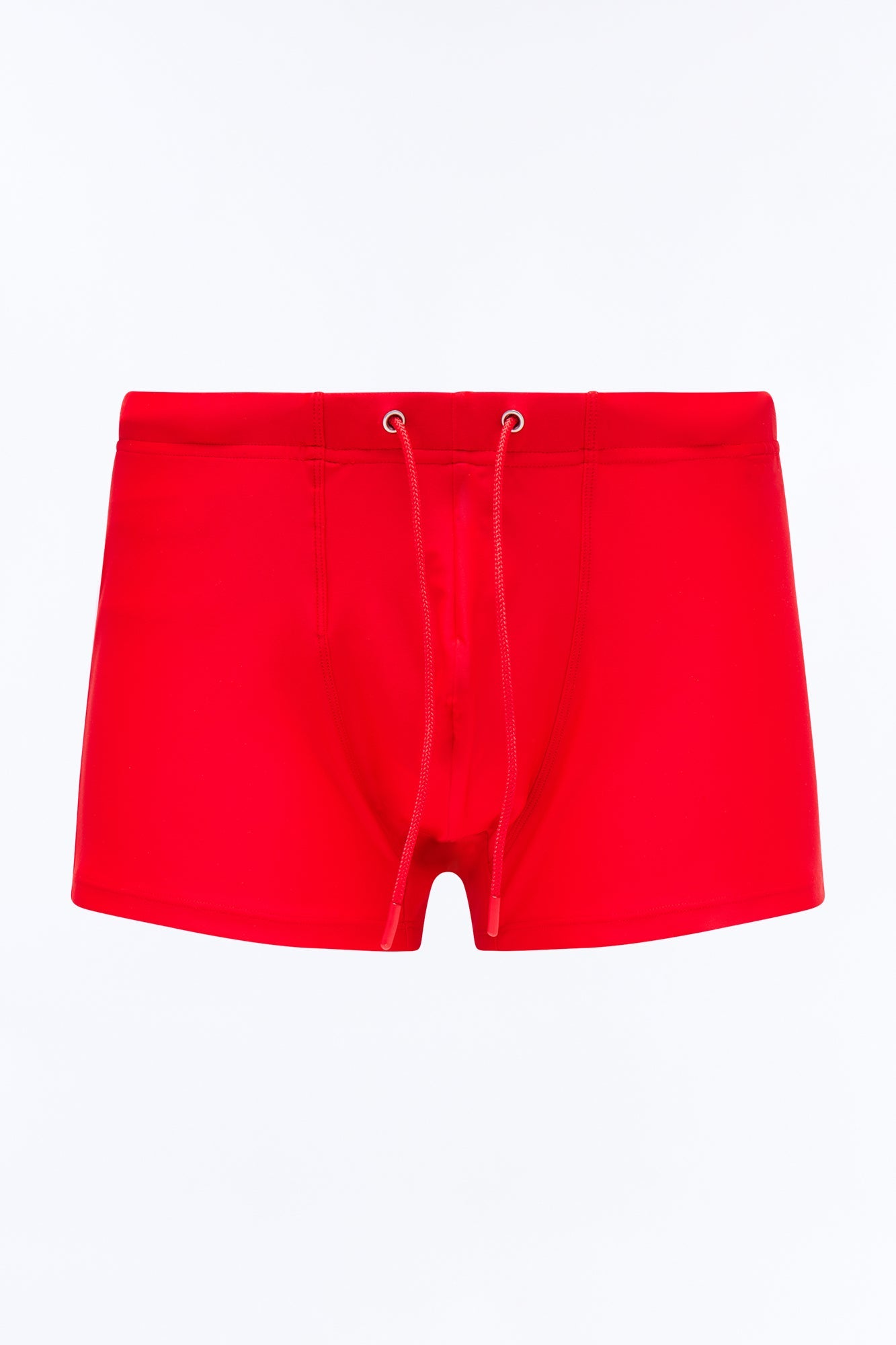 Boxy Fit Stretch Swim Brief - Red Fashion Nova