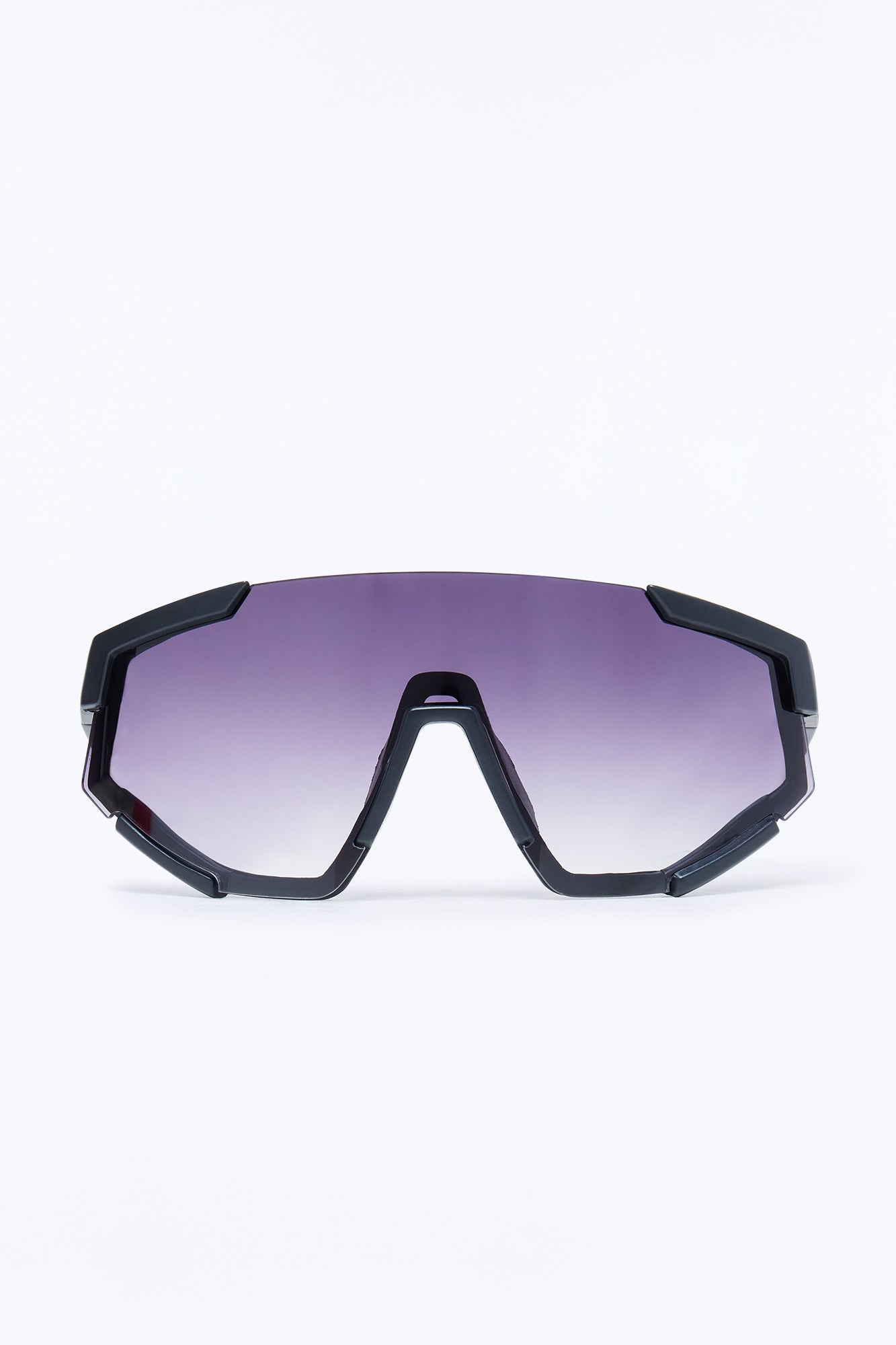 Striving Forward Sport Wrap Sunglasses - Black/Red Fashion Nova