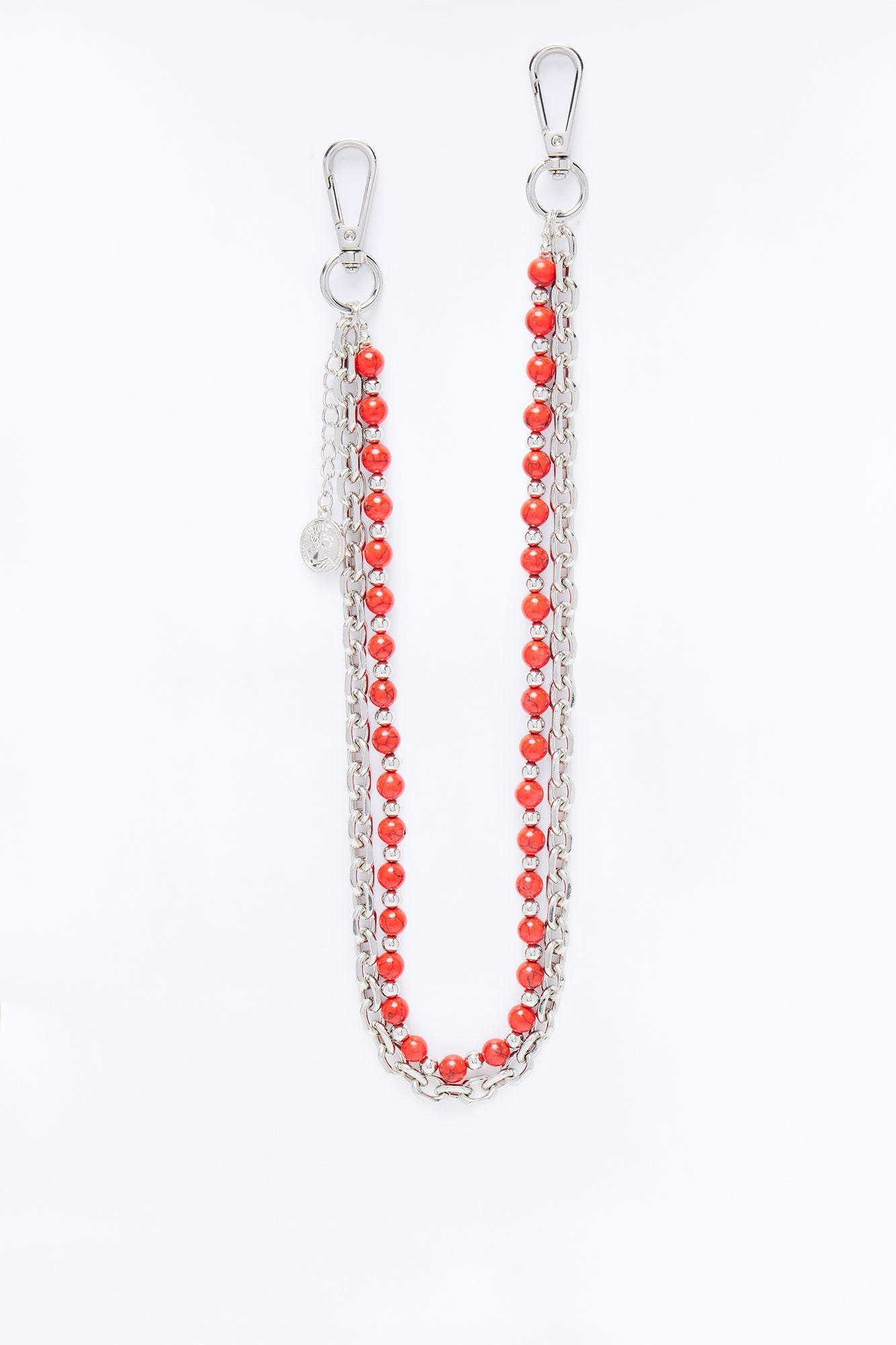 Scarlet Duality Layered Pant Chain - Silver Fashion Nova