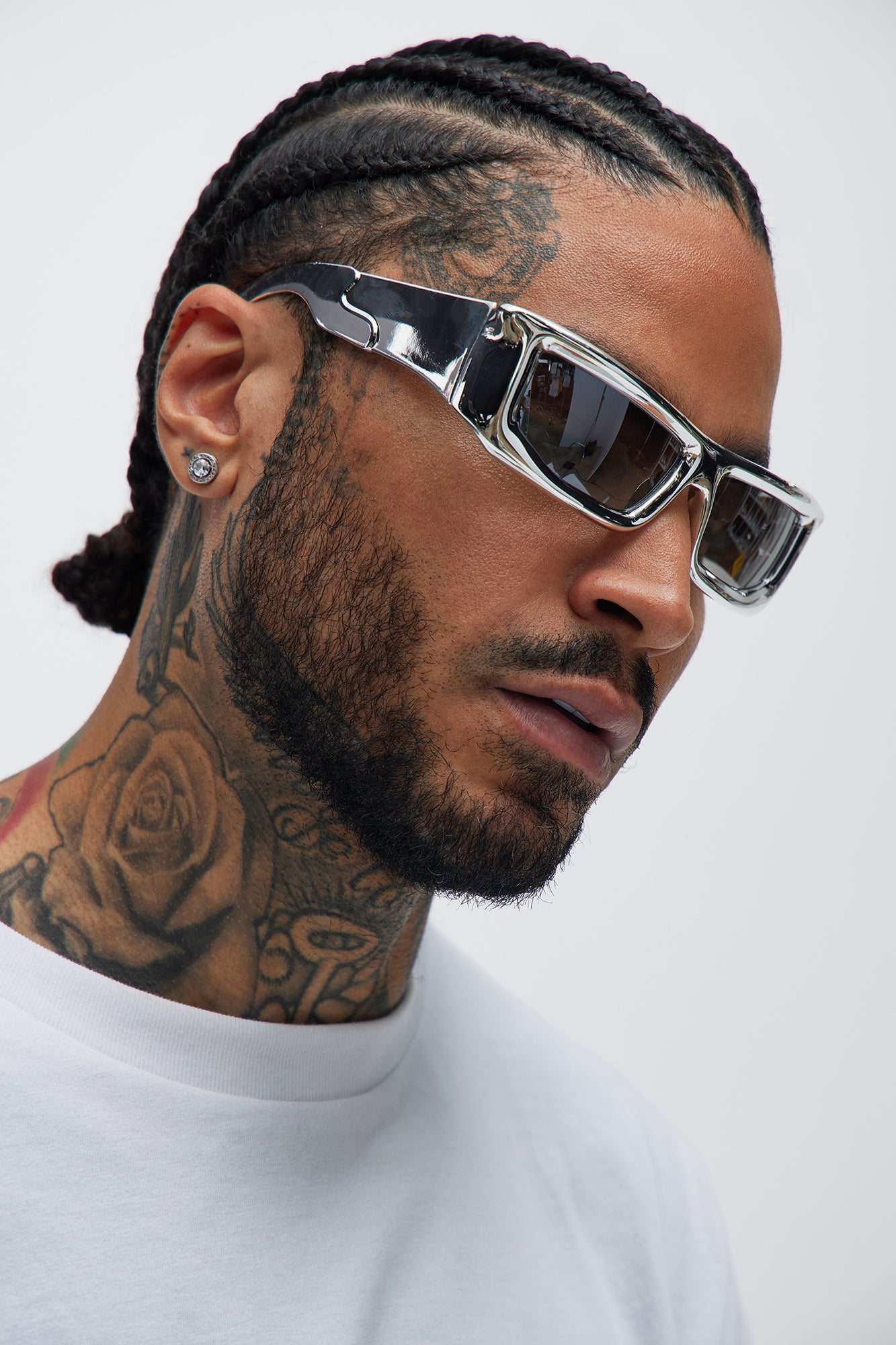 Cosmic Dust Sunglasses - Silver Fashion Nova