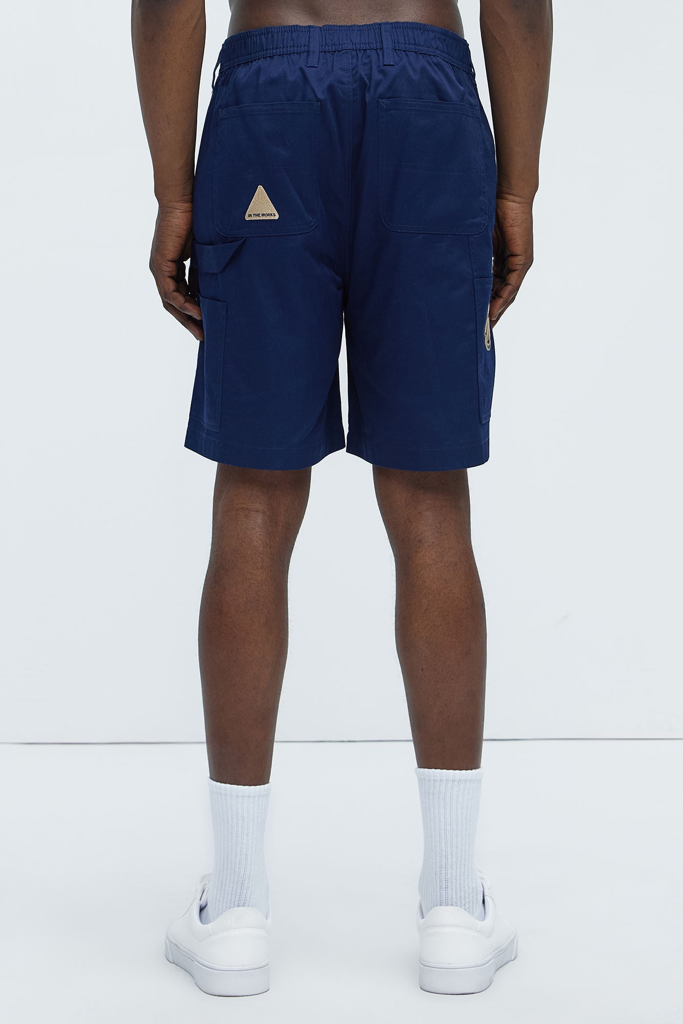 In The Works Relaxed Shorts - Navy Fashion Nova