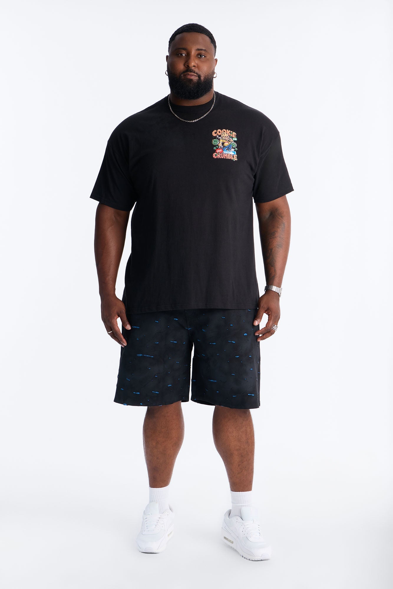 This Way Cookie Crumble Short Sleeve Tee - Black Fashion Nova