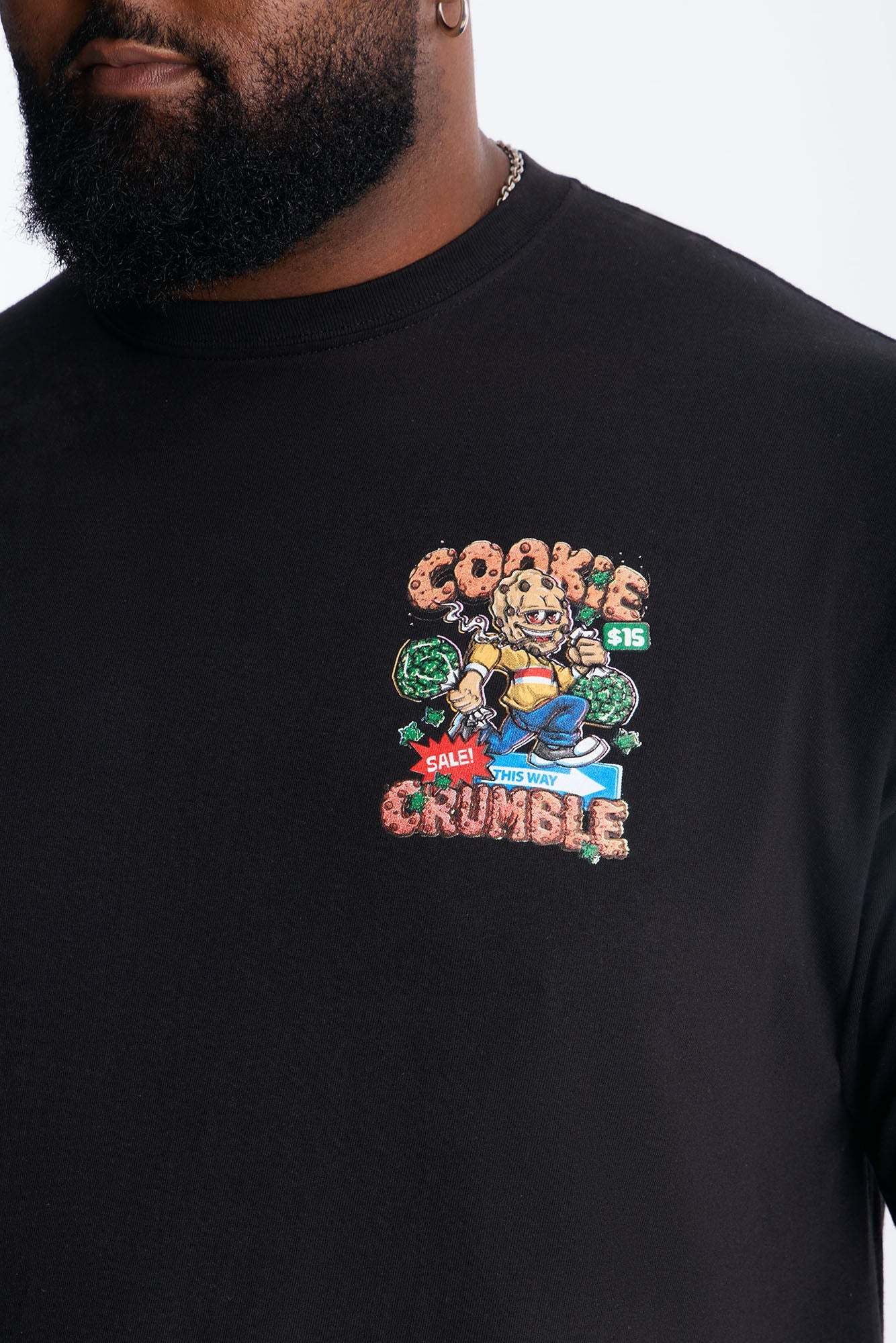 This Way Cookie Crumble Short Sleeve Tee - Black Fashion Nova