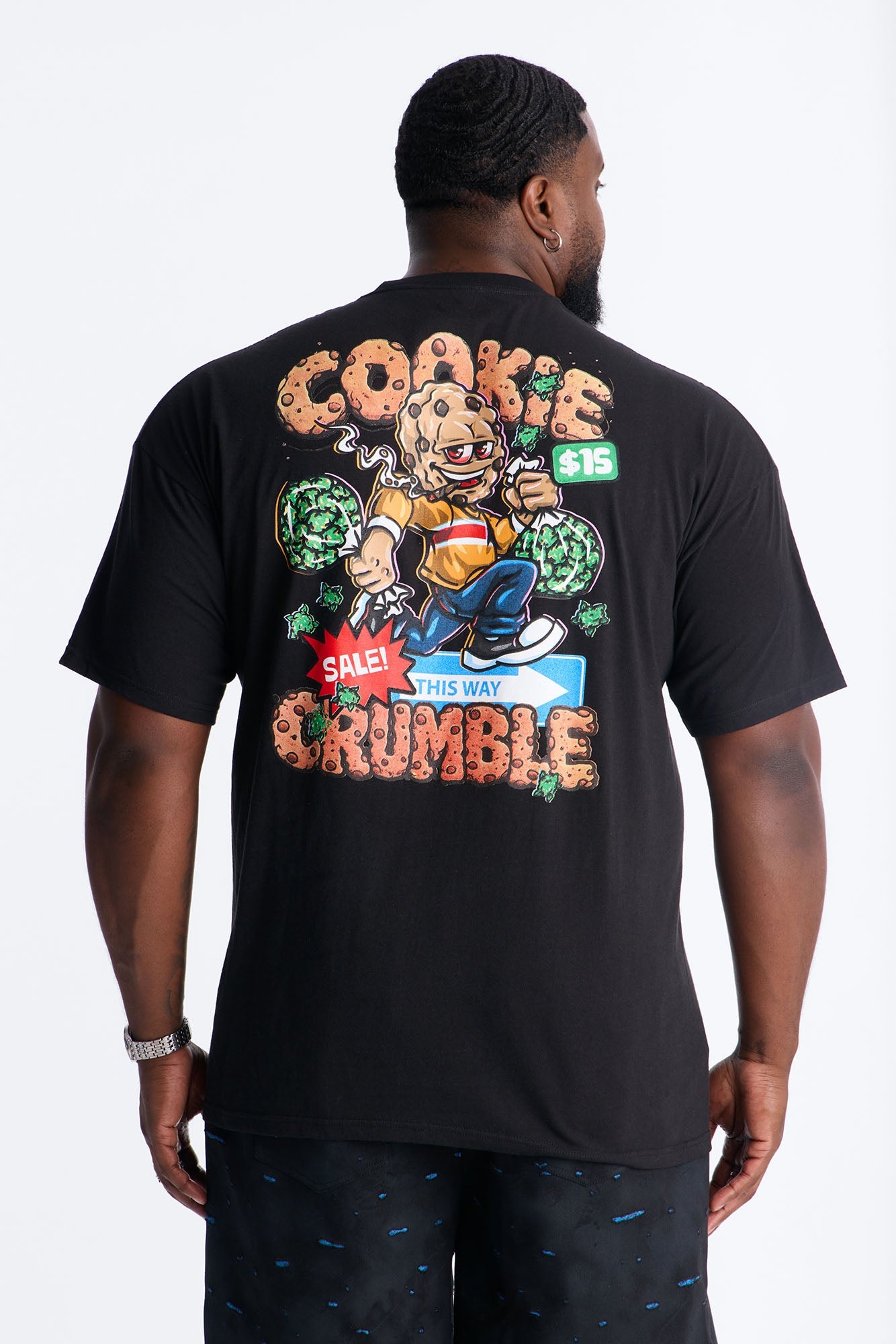 This Way Cookie Crumble Short Sleeve Tee - Black Fashion Nova