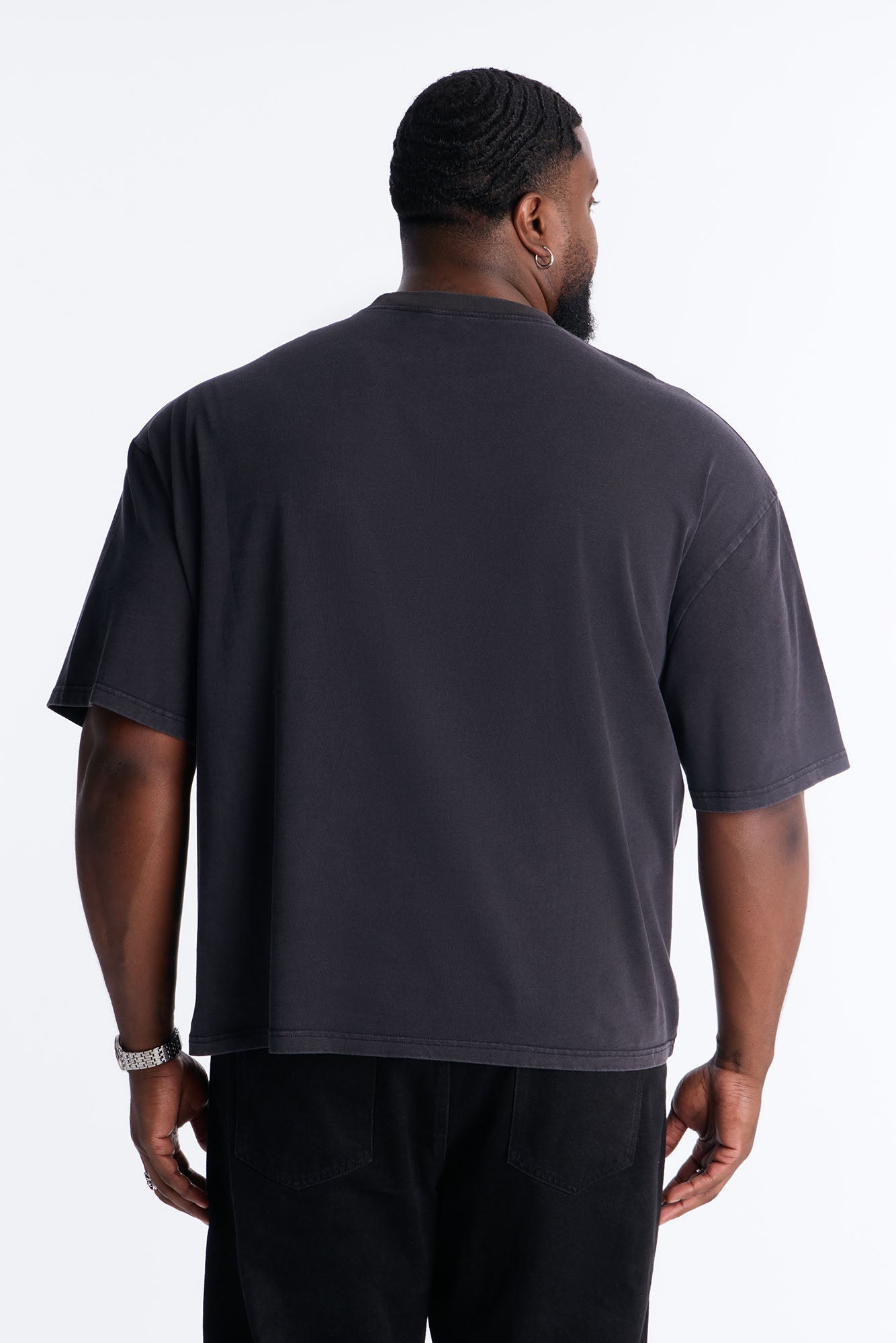 Boxy Gas Station Boxy Tee - Black Wash Fashion Nova