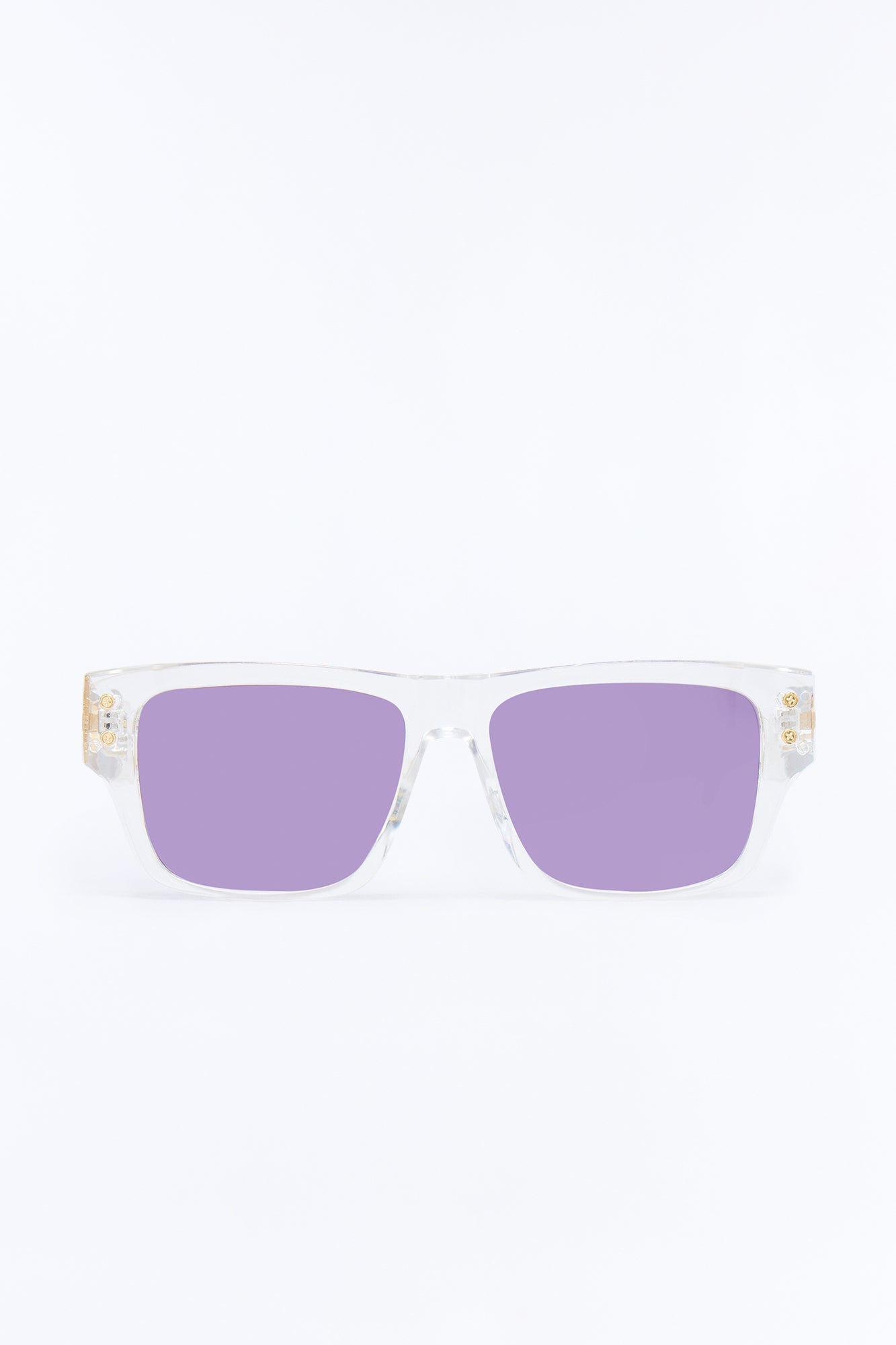 Industrial Insight Square Sunglasses - Clear Fashion Nova