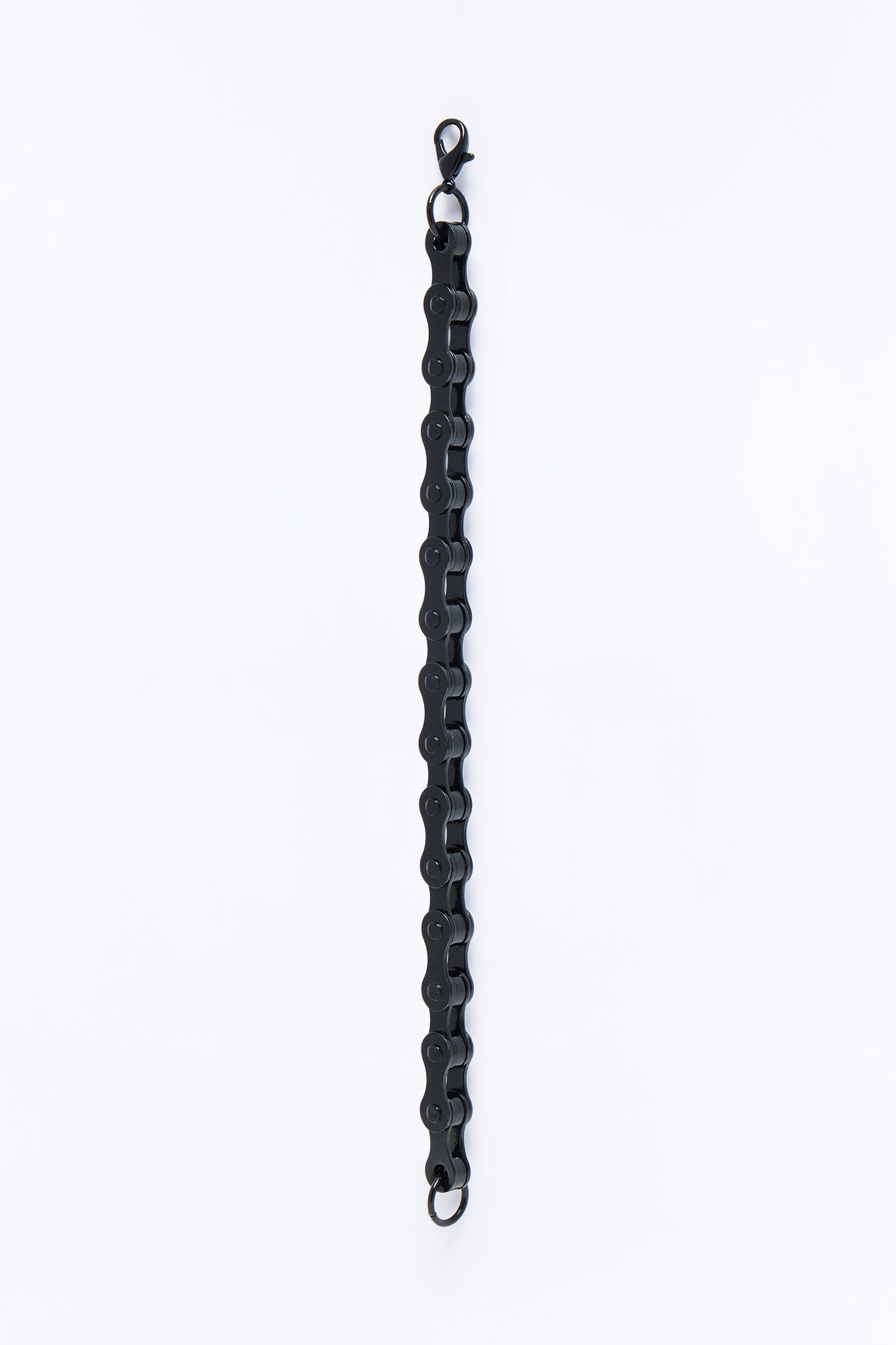 Midnight Ride Bike Chain Link Bracelet - Black Fashion Nova