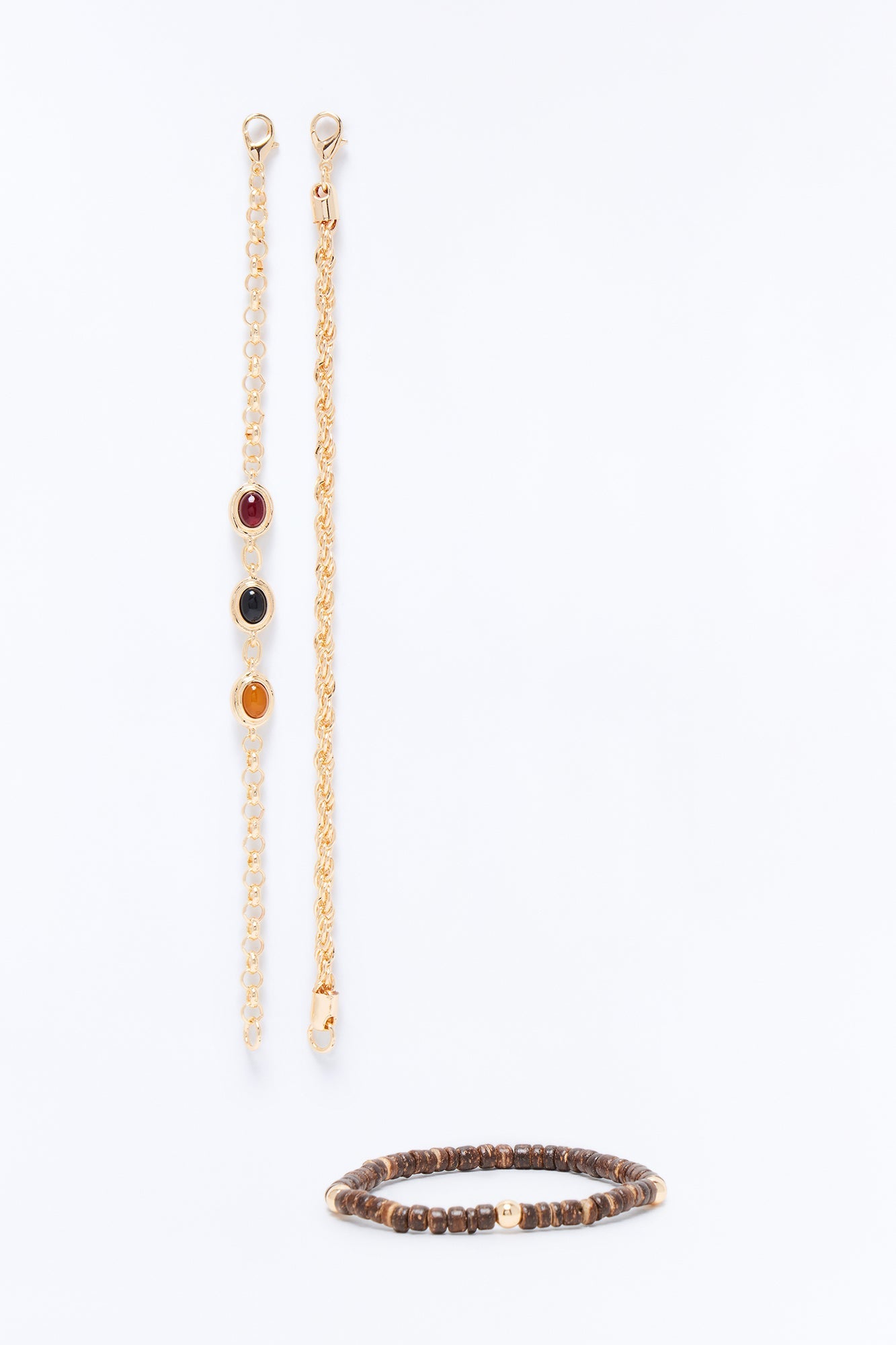 Elemental Intentions Bracelet Set - Gold Fashion Nova