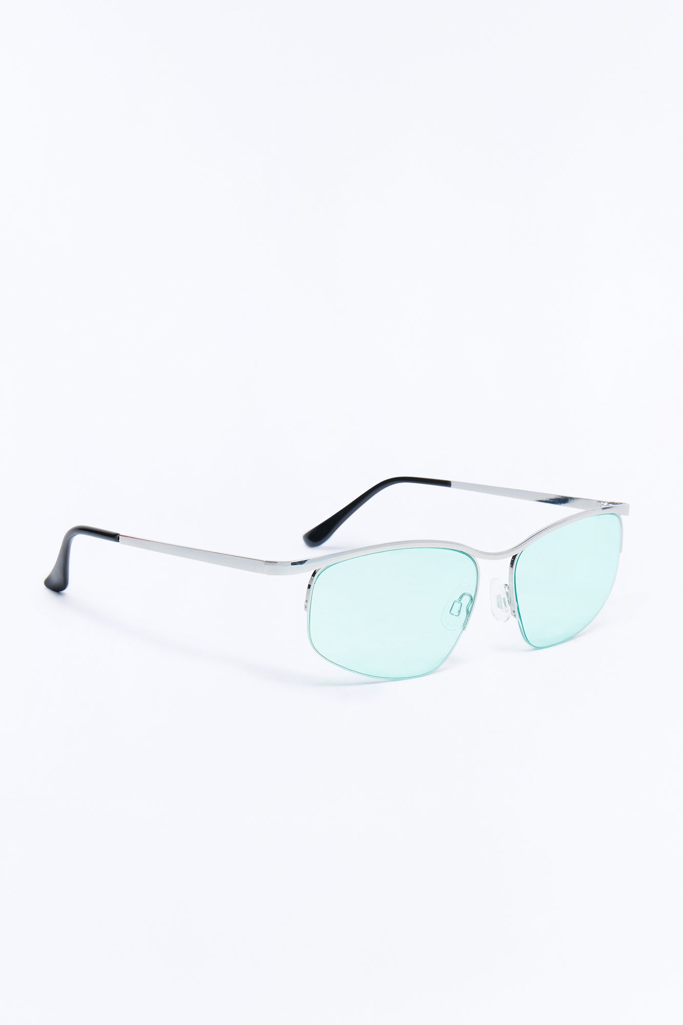 Keeping Sanity Sunglasses - Teal/combo Fashion Nova