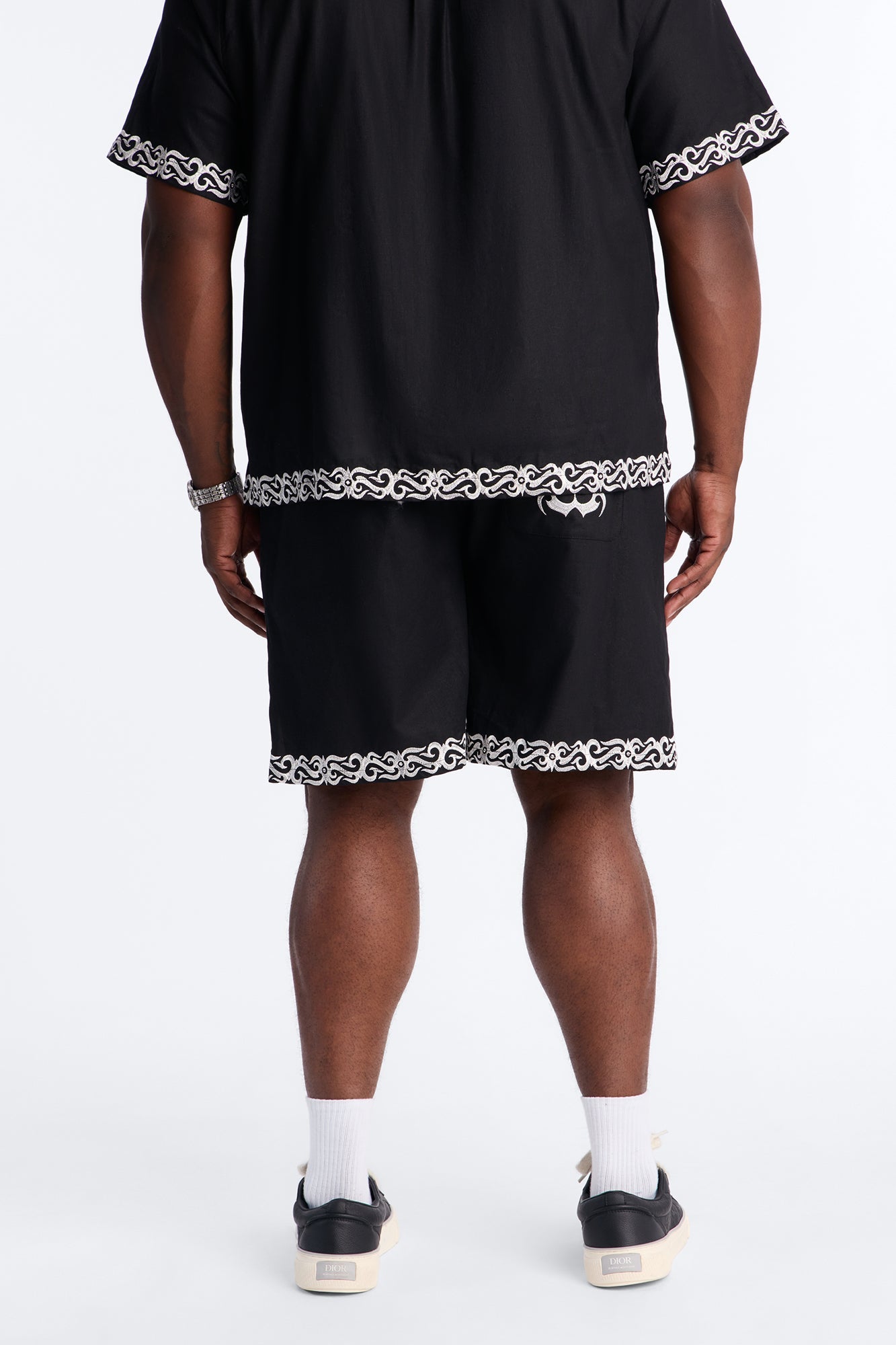 Relaxed Coastal Isla Short - Black Fashion Nova