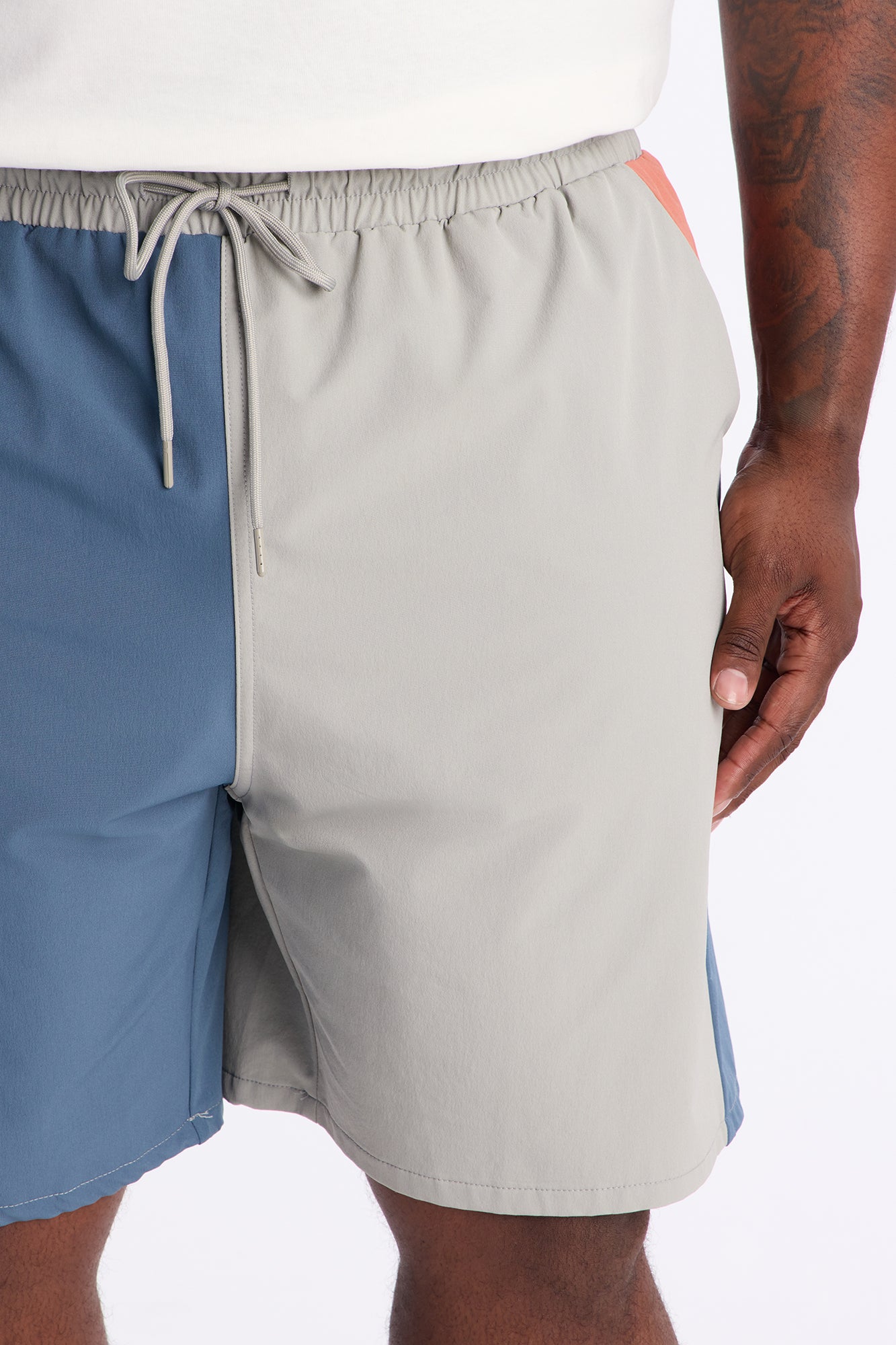 Relaxed Matari Color Blocked Short - Multi Color Fashion Nova