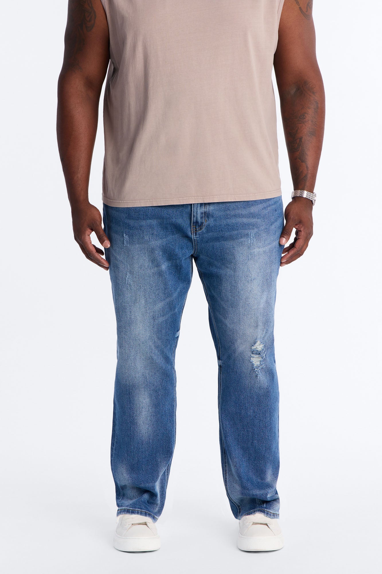 Got You Distressed Slim Jeans - Dark Wash Fashion Nova