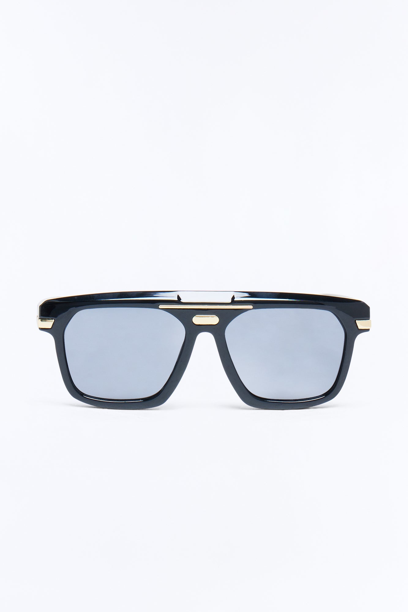 Stuck In Limbo Flat Top Sunglasses - Black Fashion Nova