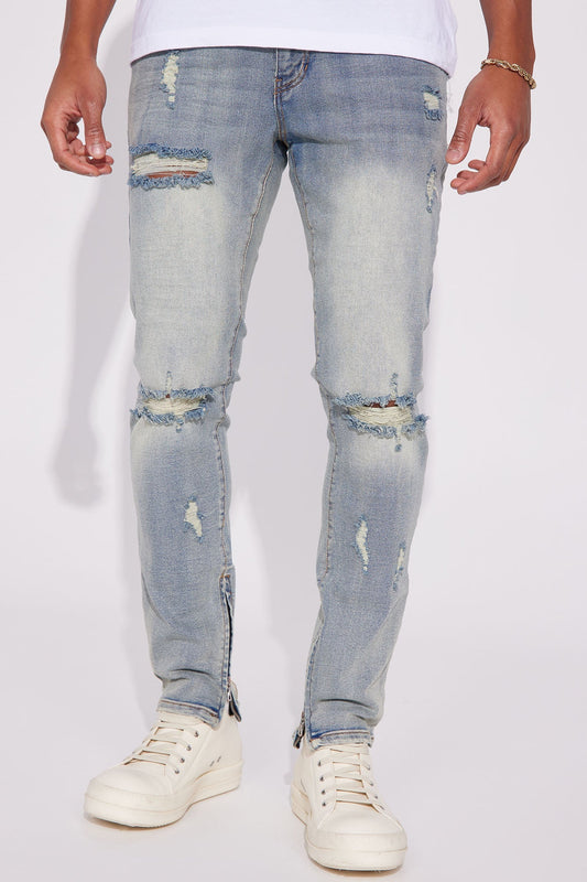 Terren Skinny Jeans - Medium Wash Fashion Nova