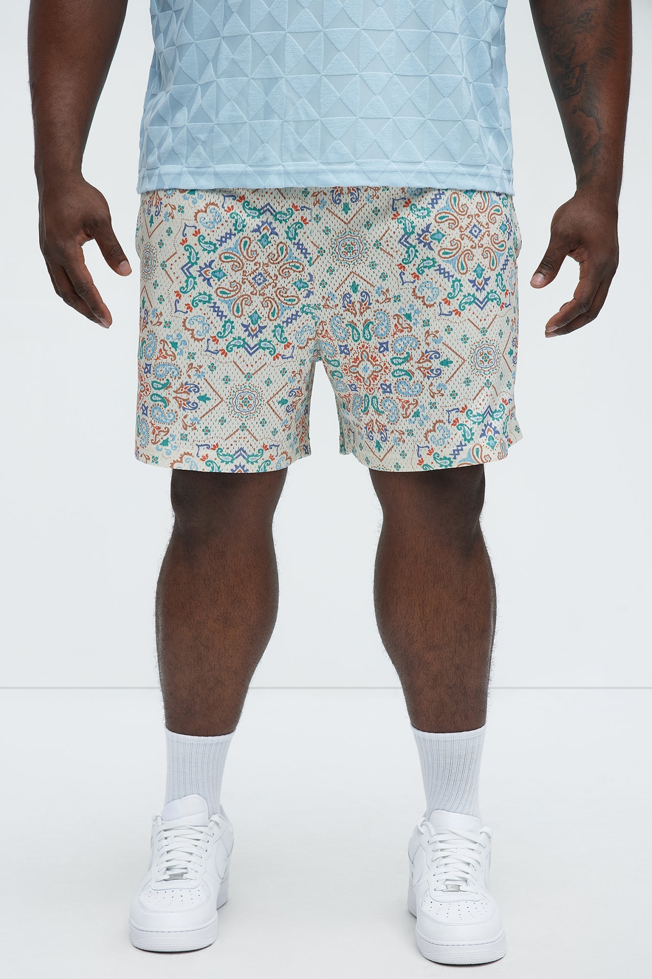 Bijan Rug Printed Shorts - Multi Color Fashion Nova