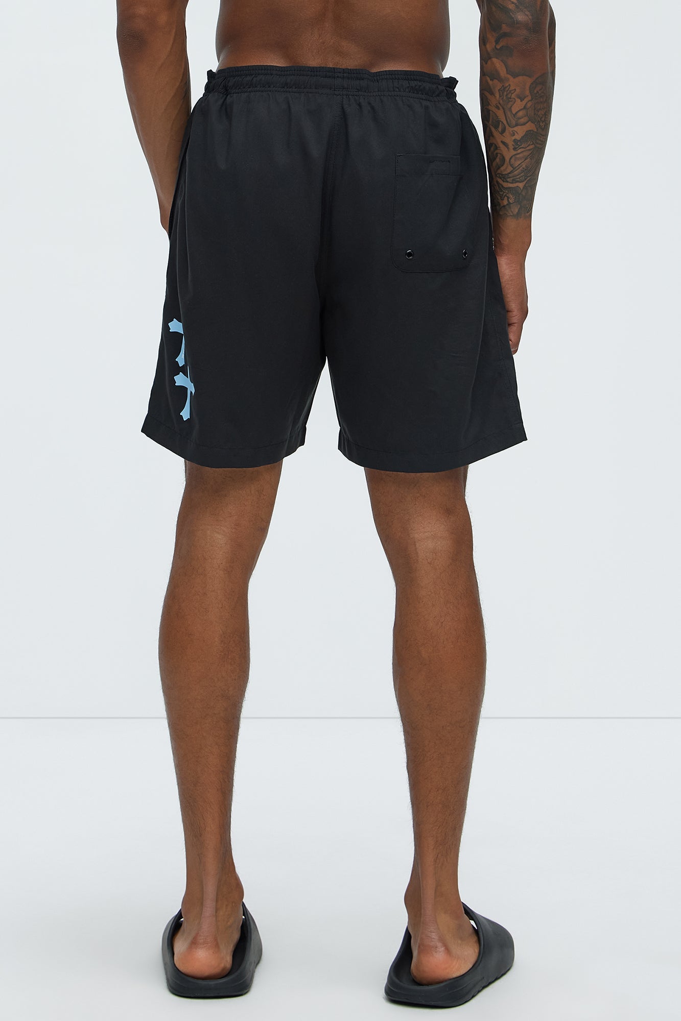 Gothic Summer Swim Classic Trunk - Black Fashion Nova