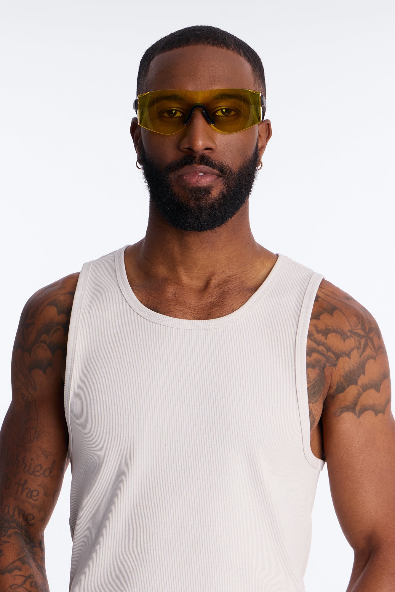 Real Revo Shield Sunglasses - Yellow Fashion Nova
