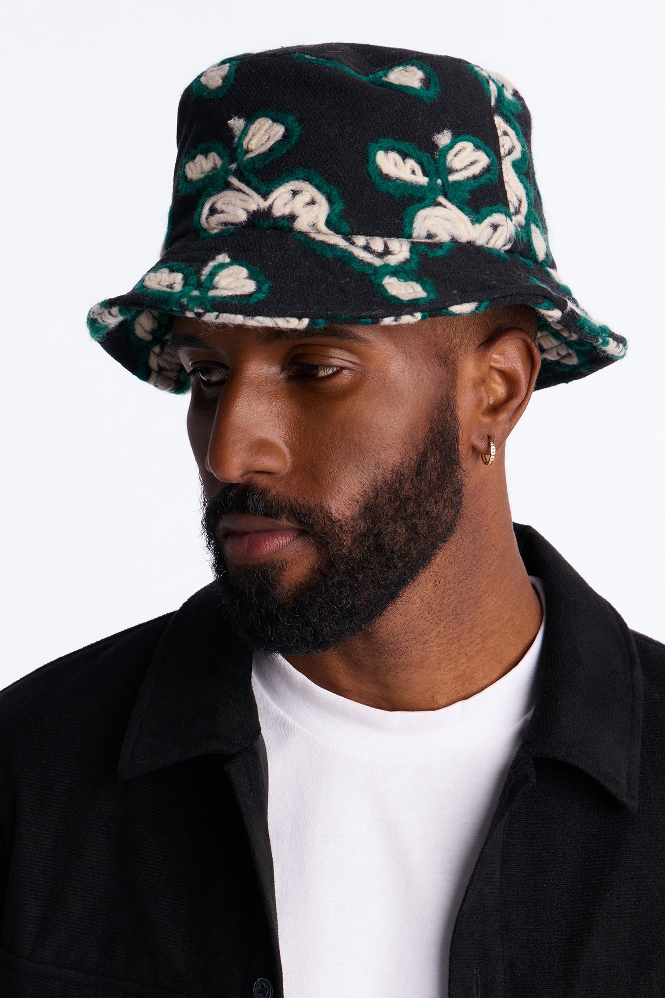 Midnight Bloom Bucket Hat - Black Fashion Nova