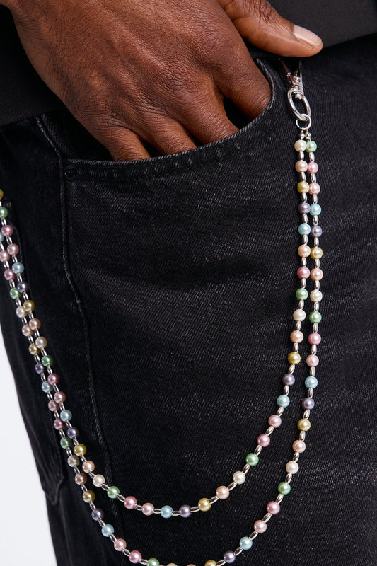 Aurora Pearl Pant Chain - Multi Color Fashion Nova