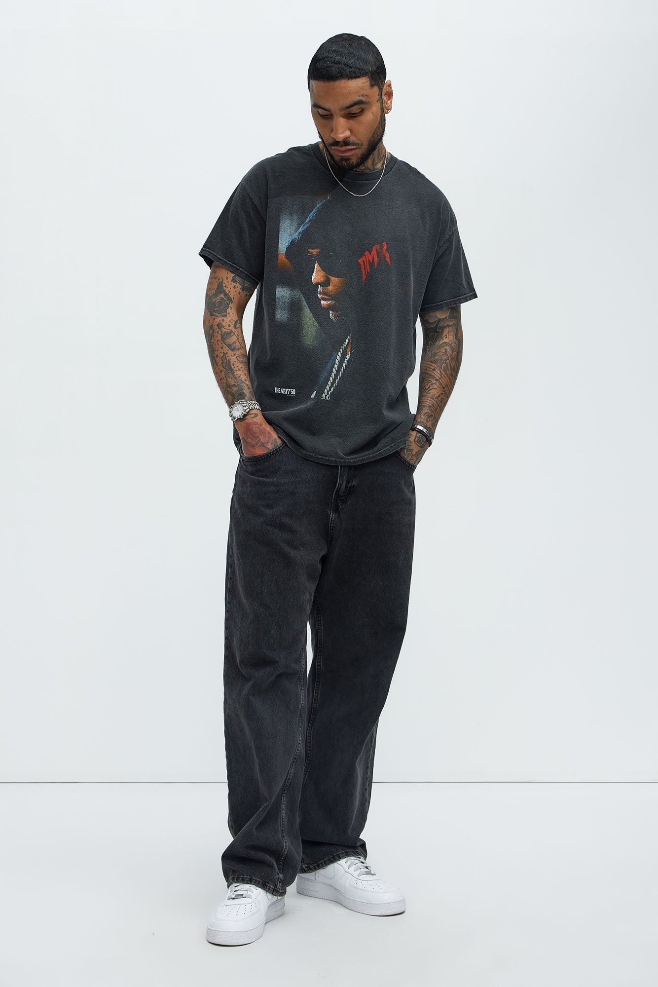 DMX Year Of The Dog Short Sleeve Tee - Black Fashion Nova