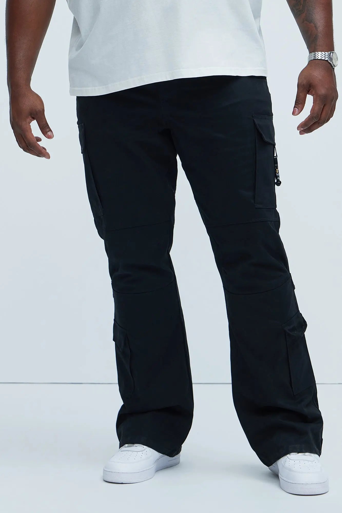 Nikko Slim Flare Pants - Black Fashion Nova