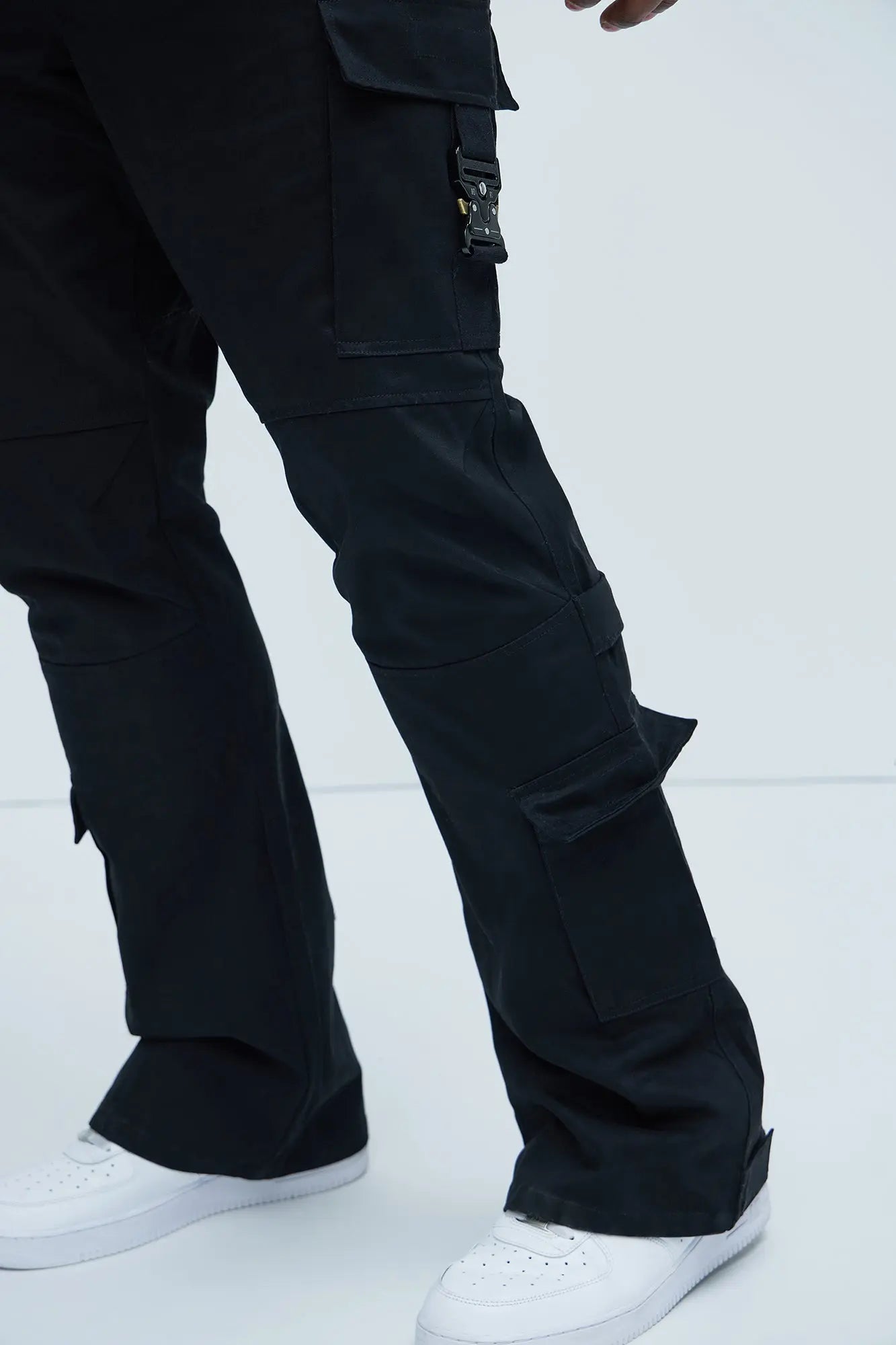 Nikko Slim Flare Pants - Black Fashion Nova