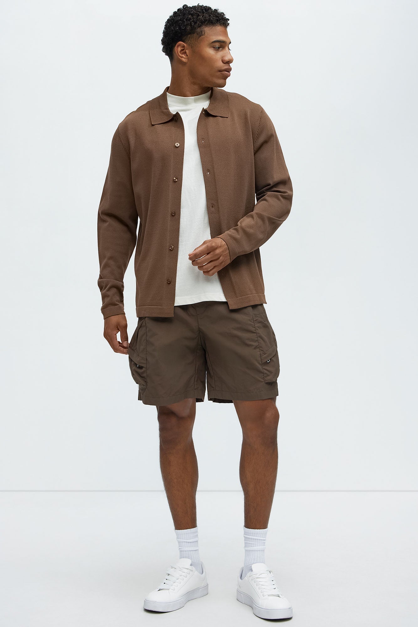 Take A Hike Cargo Shorts - Brown Fashion Nova