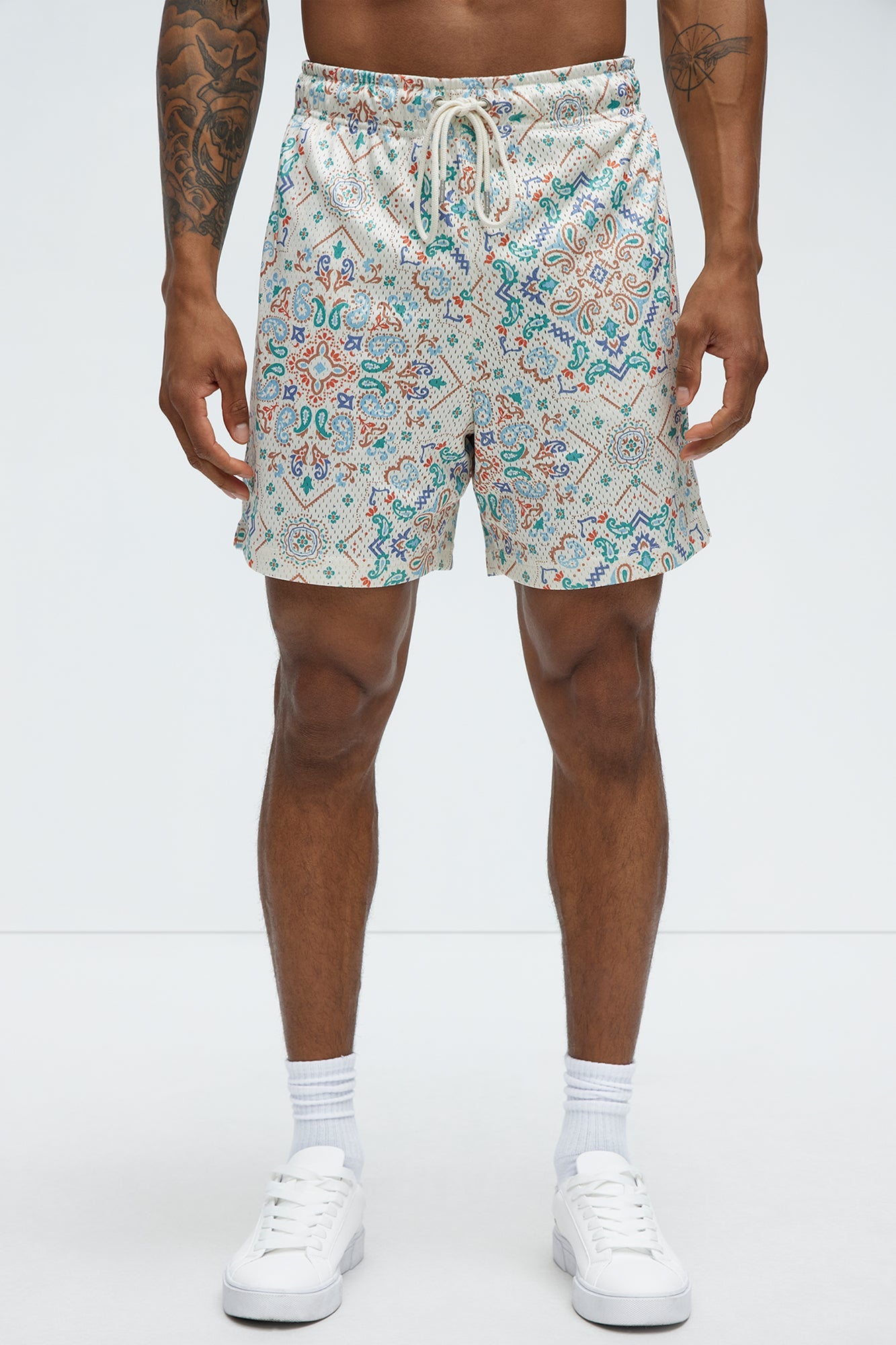 Bijan Rug Printed Shorts - Multi Color Fashion Nova