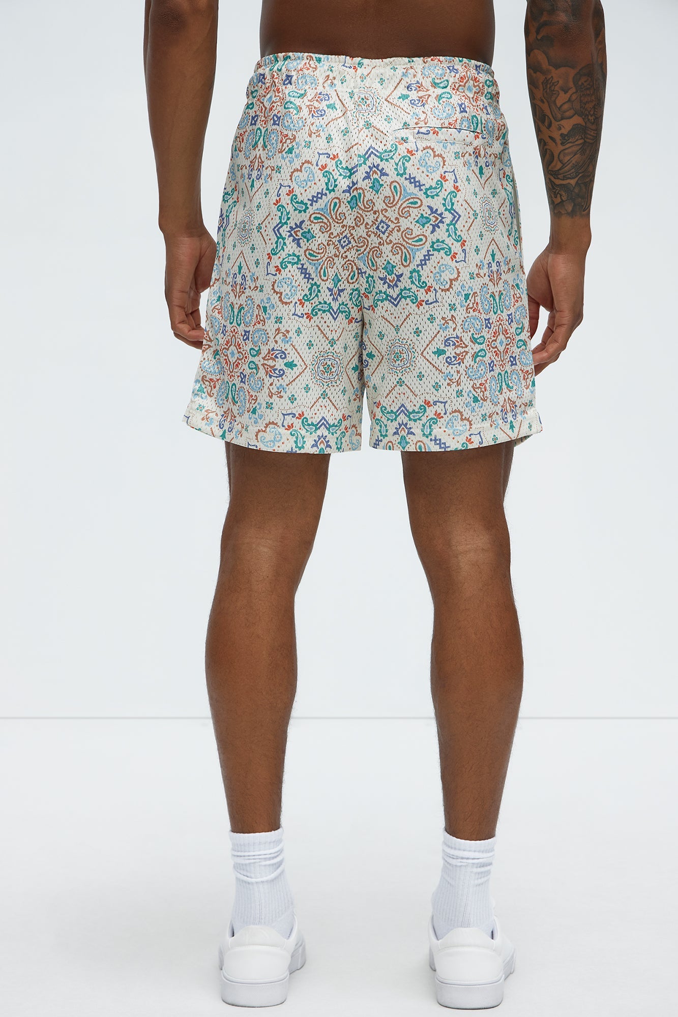 Bijan Rug Printed Shorts - Multi Color Fashion Nova