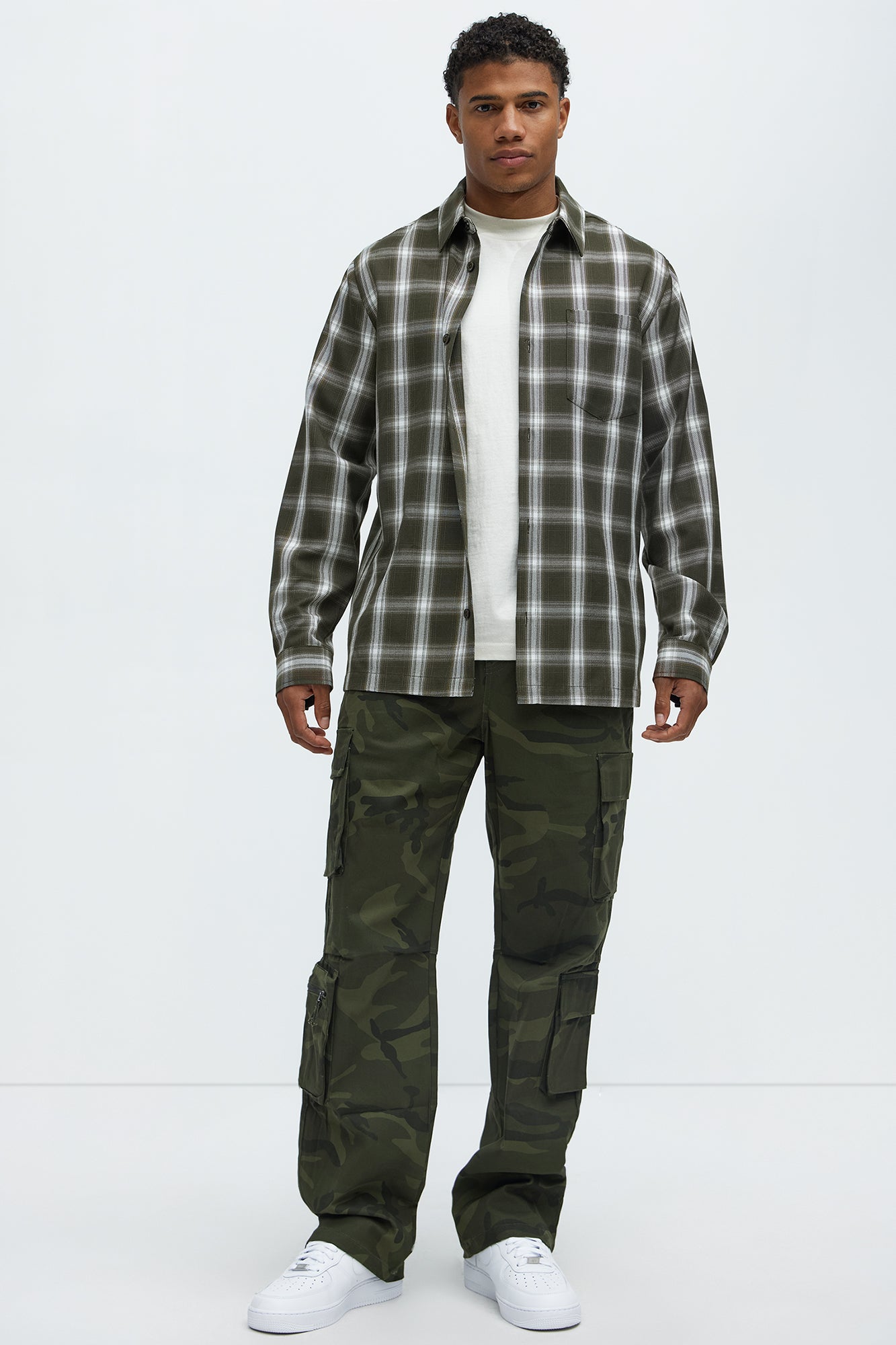 Stay On It Straight Cargo Pants - Camouflage Fashion Nova