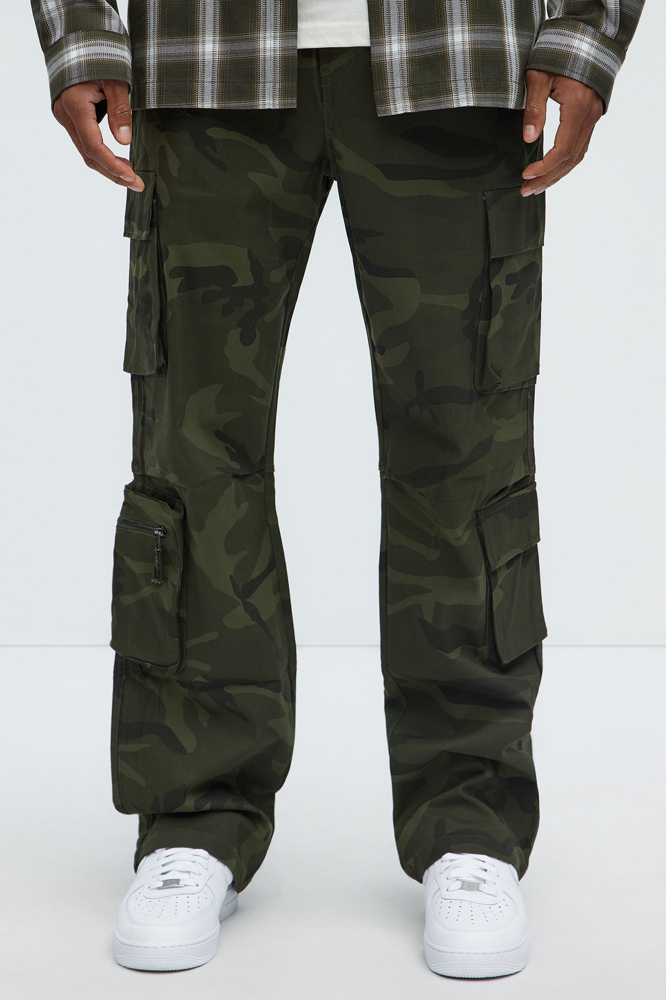 Stay On It Straight Cargo Pants - Camouflage Fashion Nova