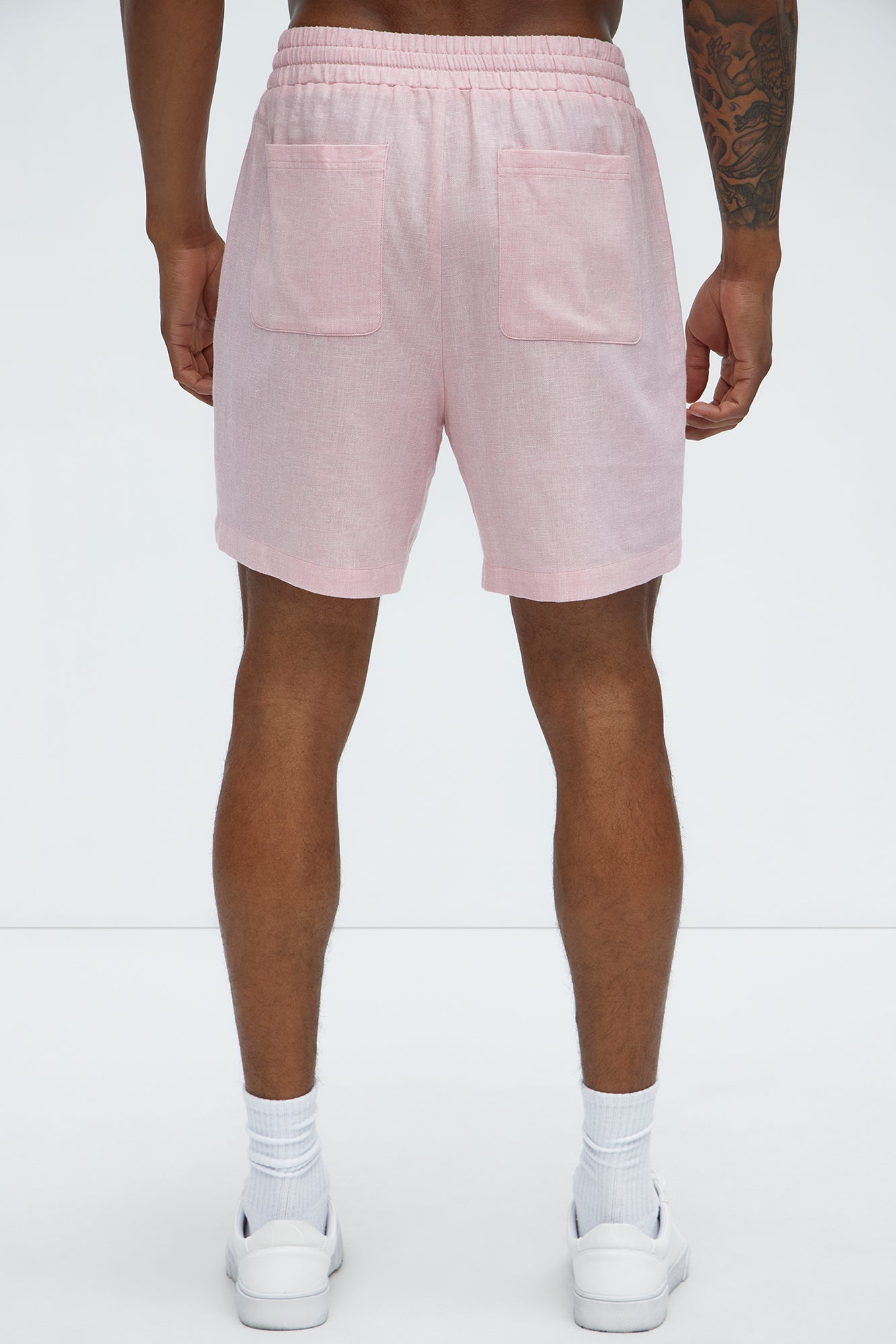 Bahamas Linen Shorts - Pink Fashion Nova