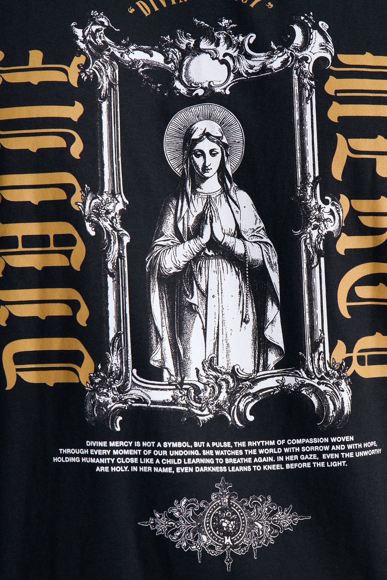 Divine Mercy Muscle Tee - Black Fashion Nova