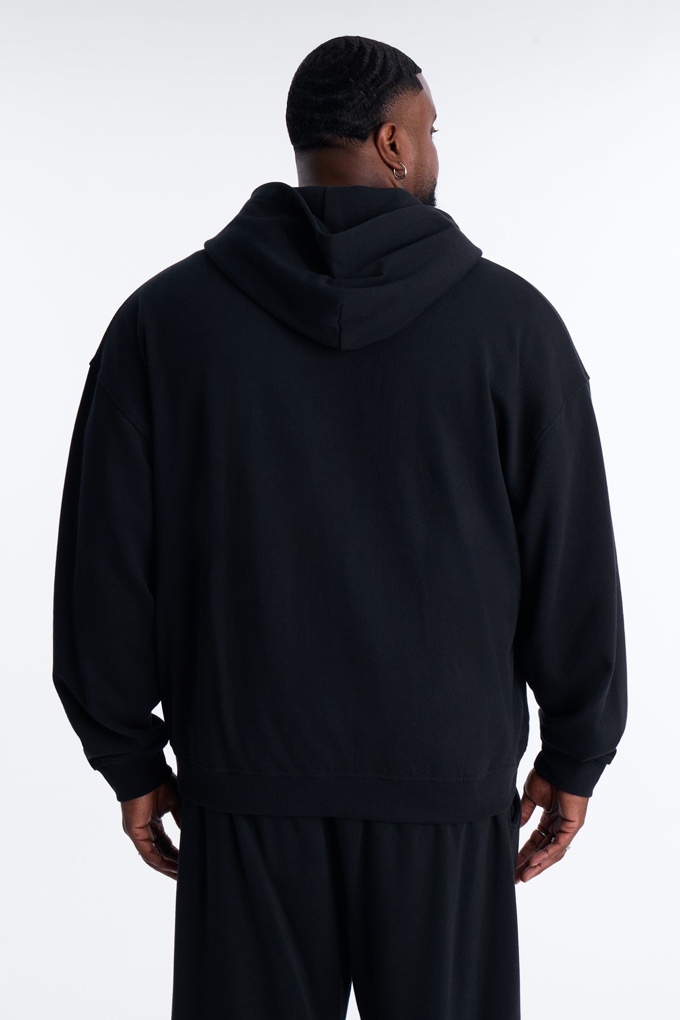 Pick Up Your Cross Patch Zip Hoodie - Black Fashion Nova