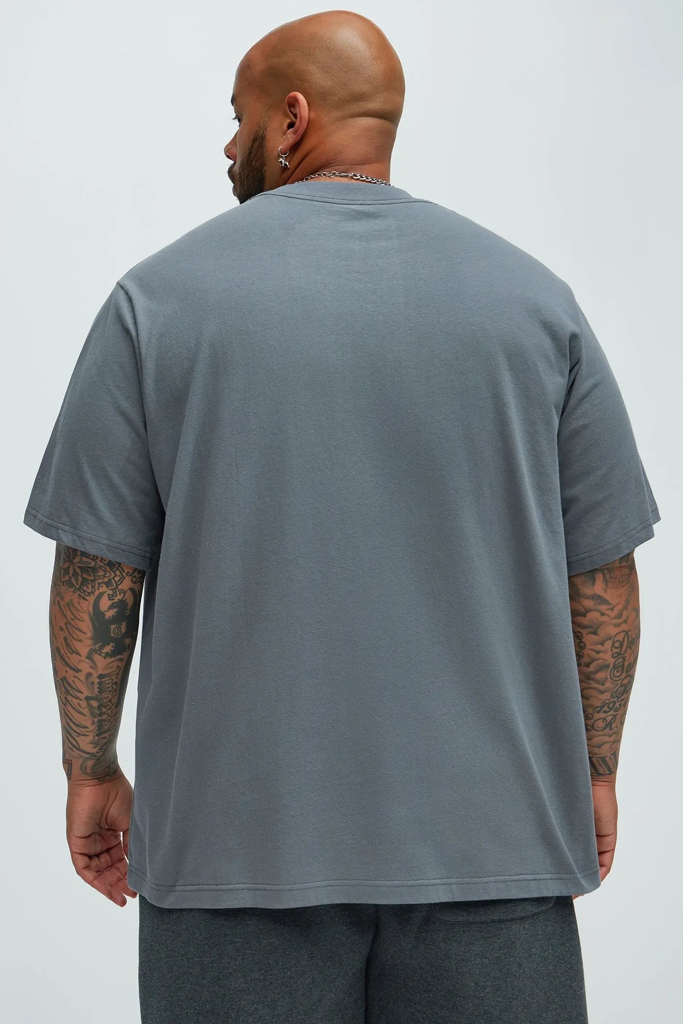 Oversized Heavyweight Tee 240GSM - Charcoal Fashion Nova